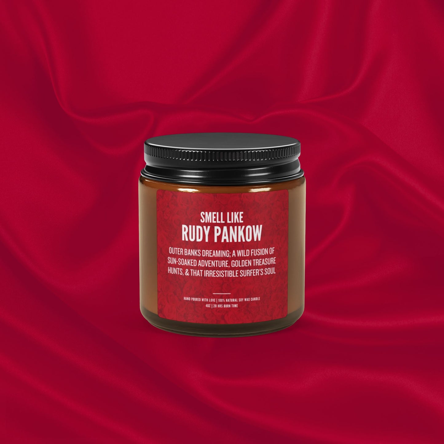 Smell Like Rudy Pankow Luxury Soy Candle | Hand-Poured Amber Jar