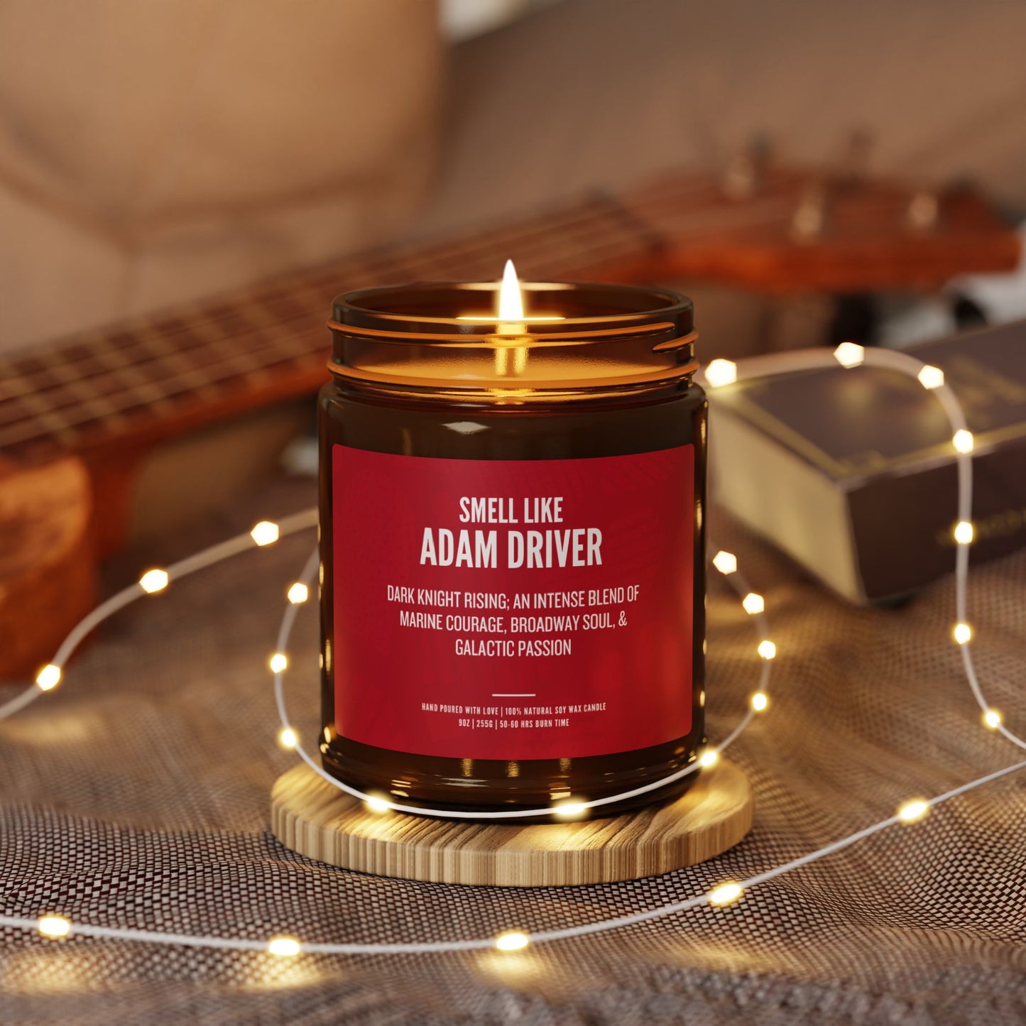 Adam Driver Scented Candle Gift | Luxury Soy Candle | Fan Gift