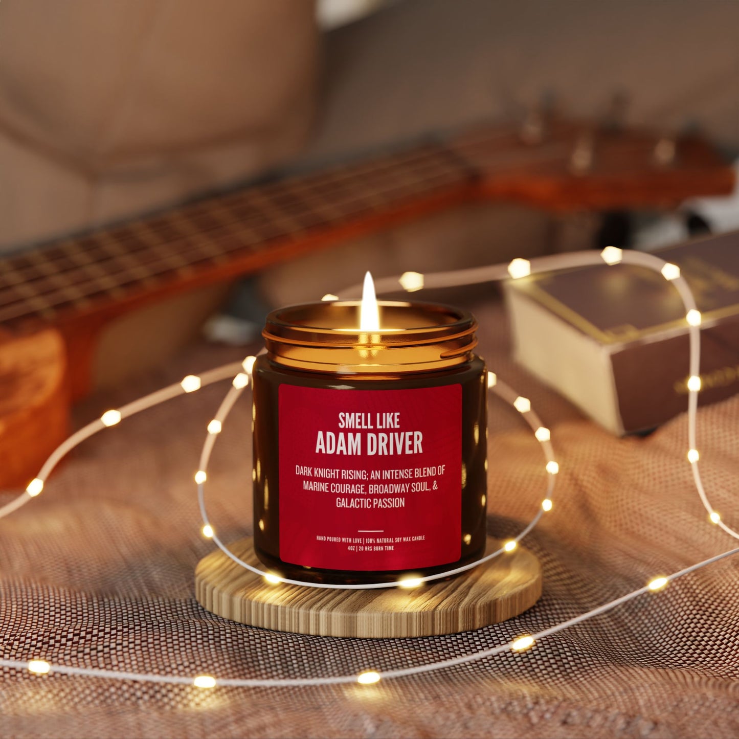 Adam Driver Scented Candle Gift | Luxury Soy Candle | Fan Gift
