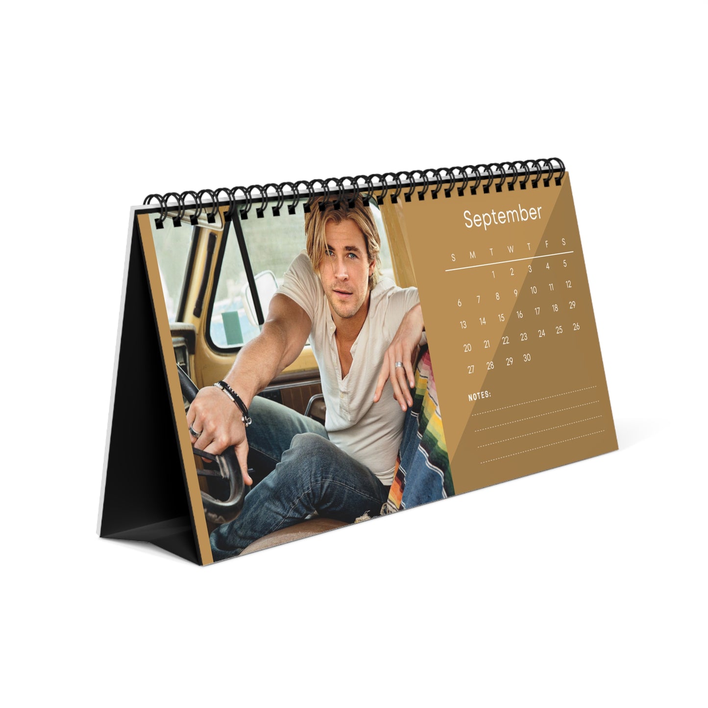Chris Hemsworth 2026 Desk Calendar, Actor Calendar, Gift for Movie Buff, Office Decor, Daily Planner