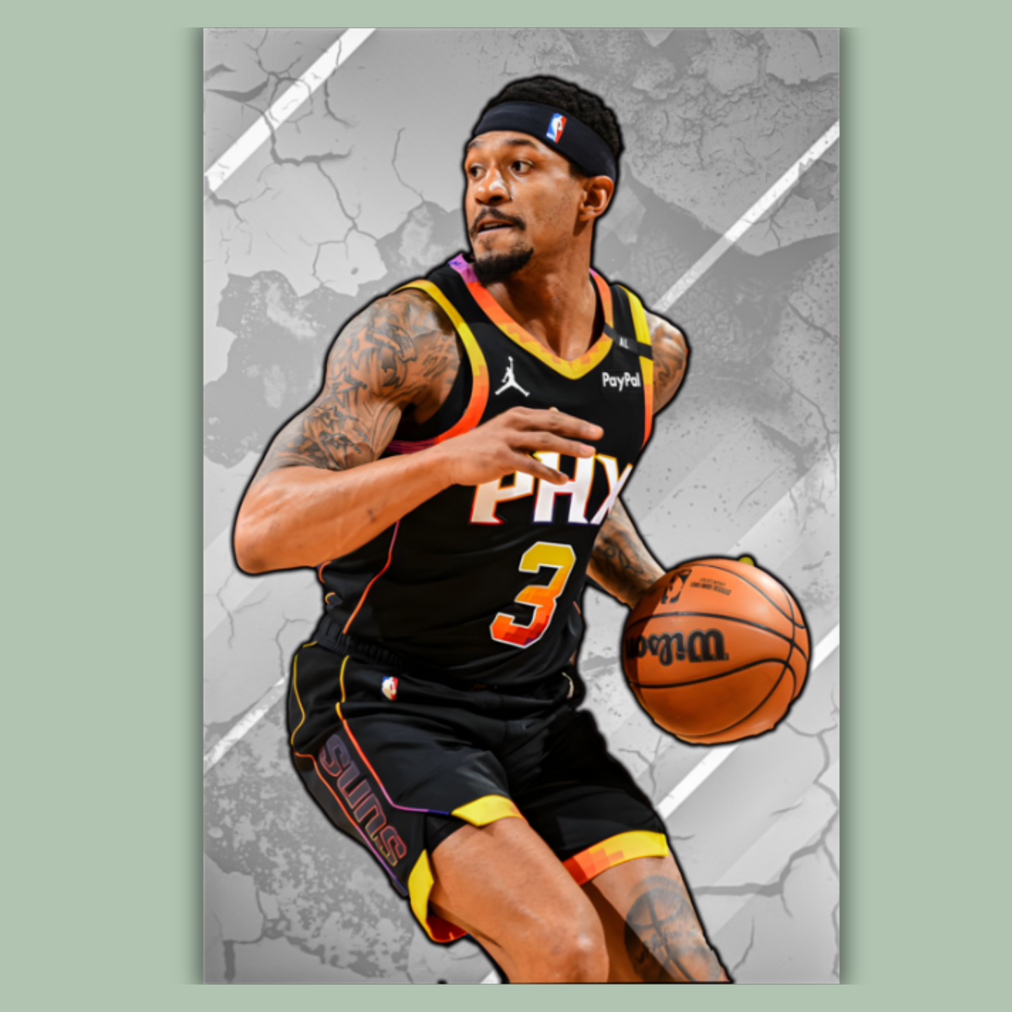 Bradley Beal Matte Paper Poster, Frames & Hanger