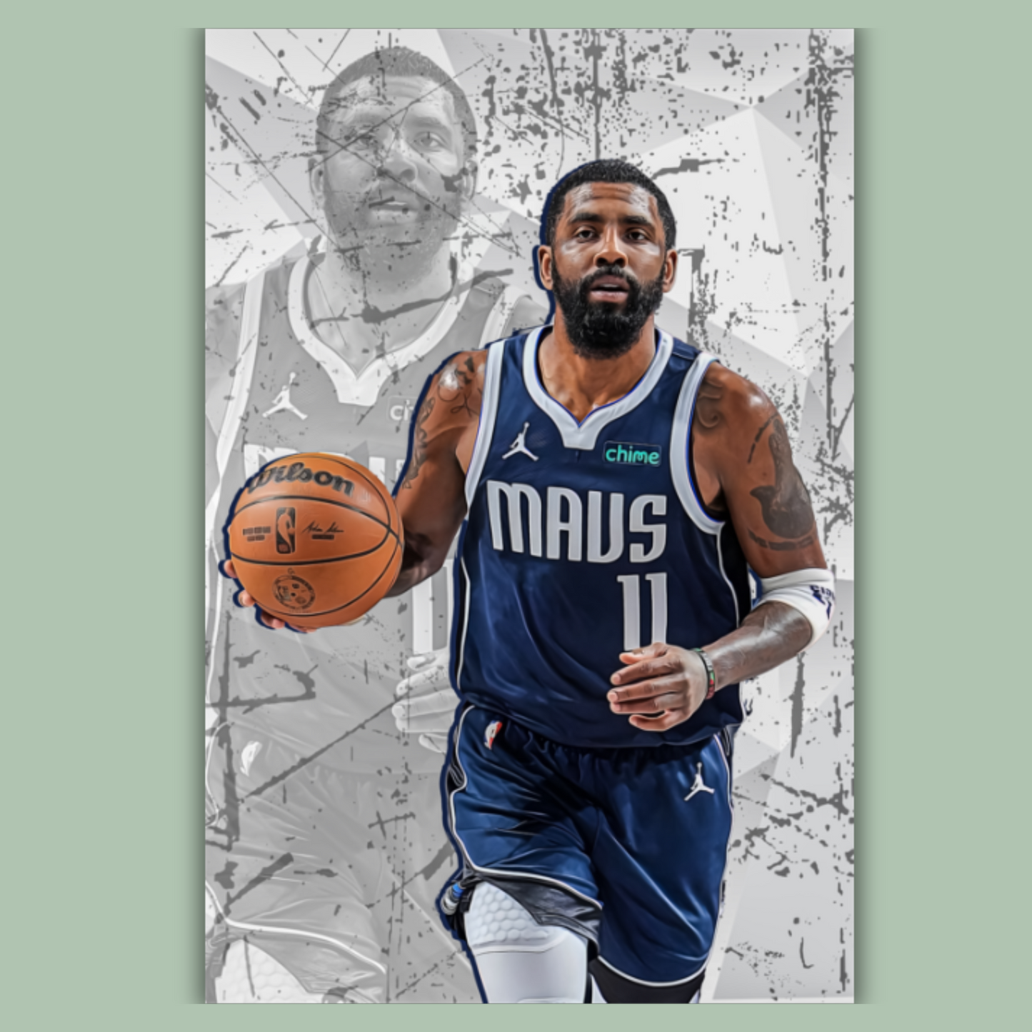 Kyrie Irving Matte Paper Poster, Frames & Hanger
