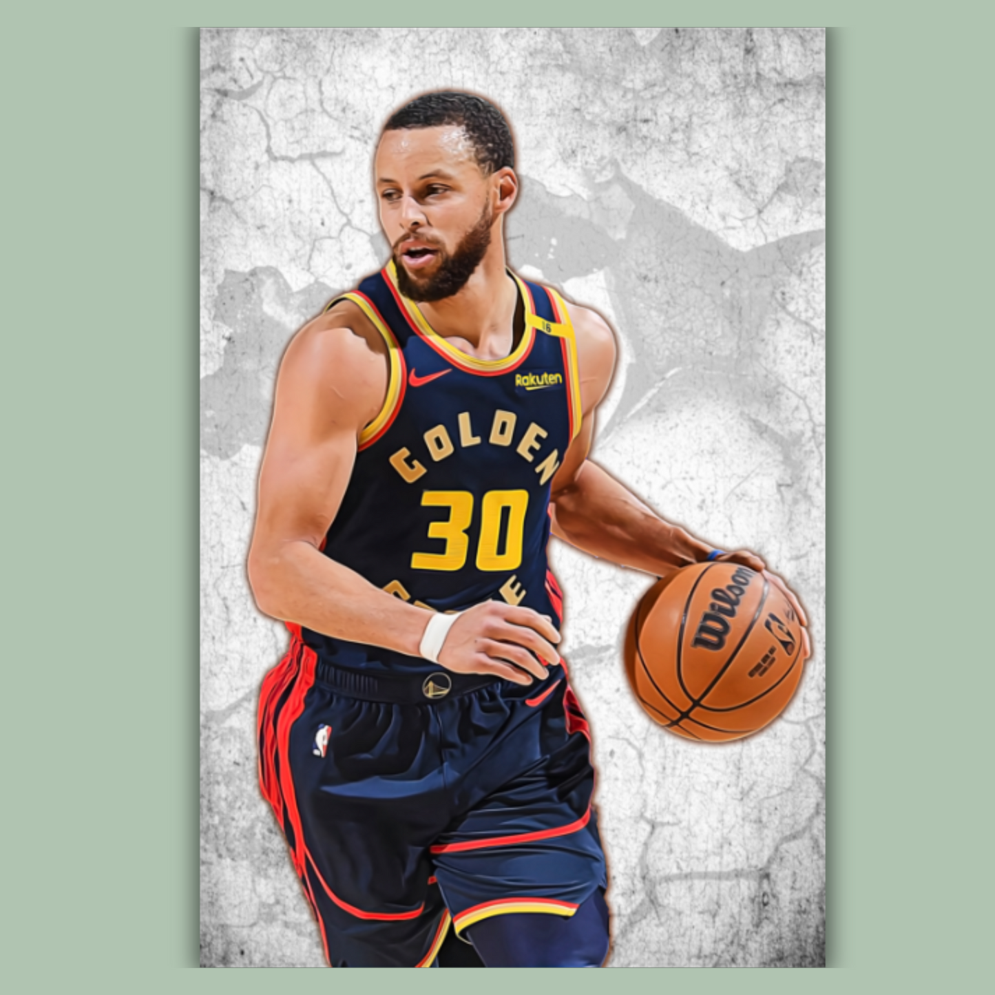 Stephen Curry Matte Paper Poster, Frames & Hanger