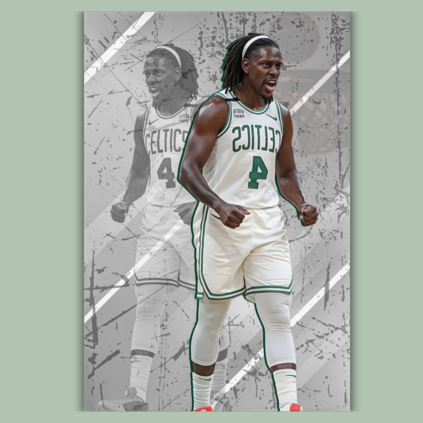 Jrue Holiday Premium Matte Paper Poster, Frames & Hanger