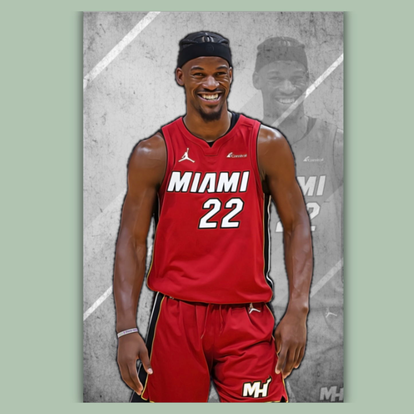 Jimmy Butler Matte Paper Poster, Frames & Hanger, NBA Fan Gift