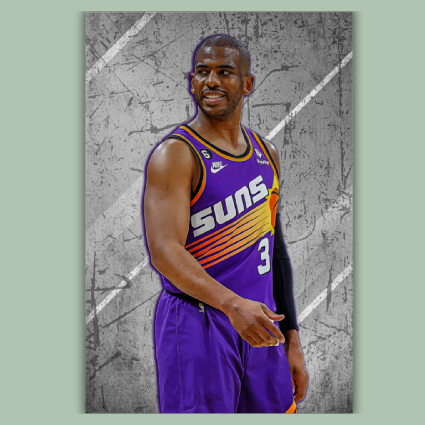 Chris Paul Matte Paper Poster, Frames & Hanger