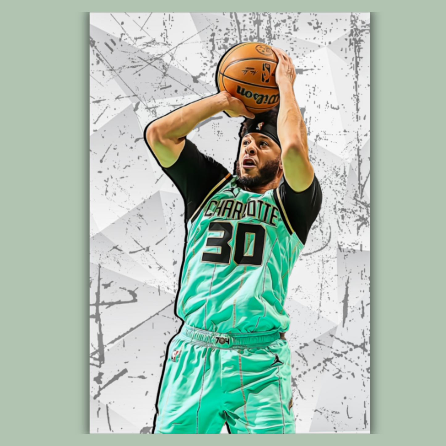 Seth Curry Matte Paper Poster, Frames & Hanger