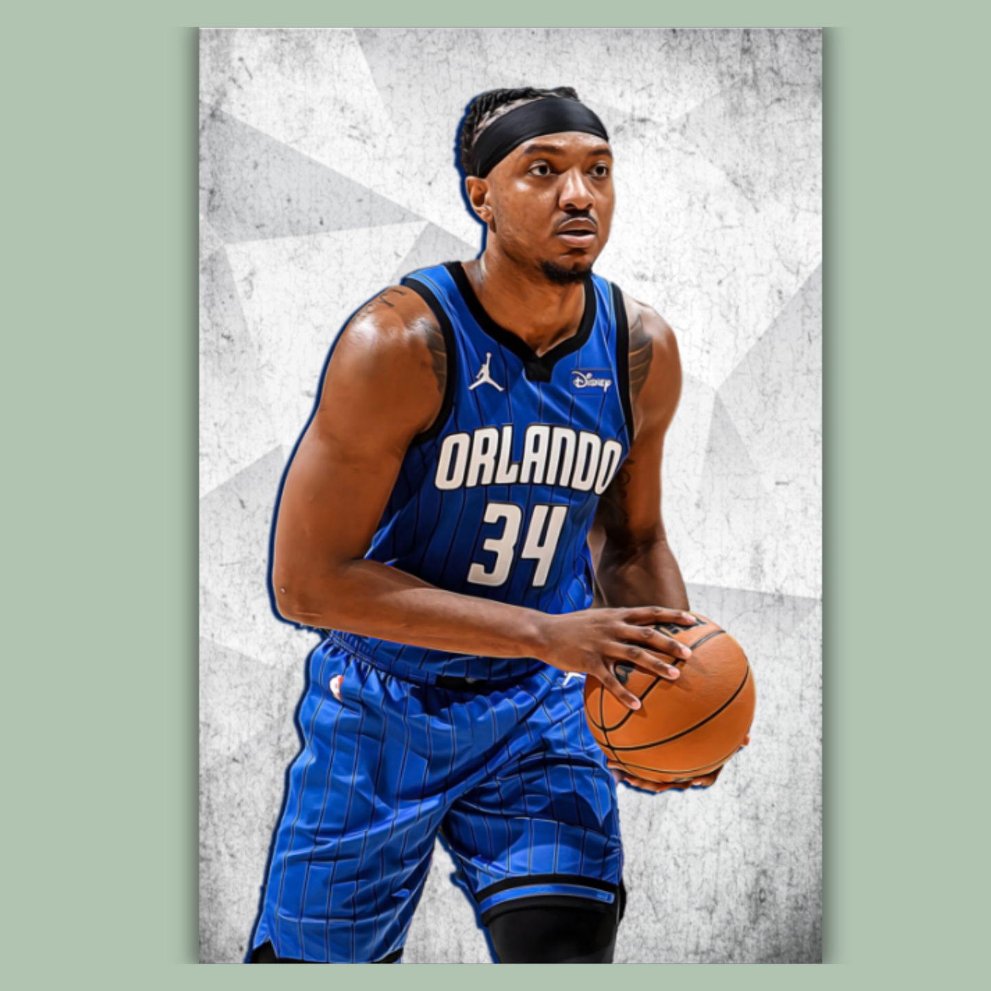 Wendell Carter Jr. Matte Paper Poster, Frames & Hanger