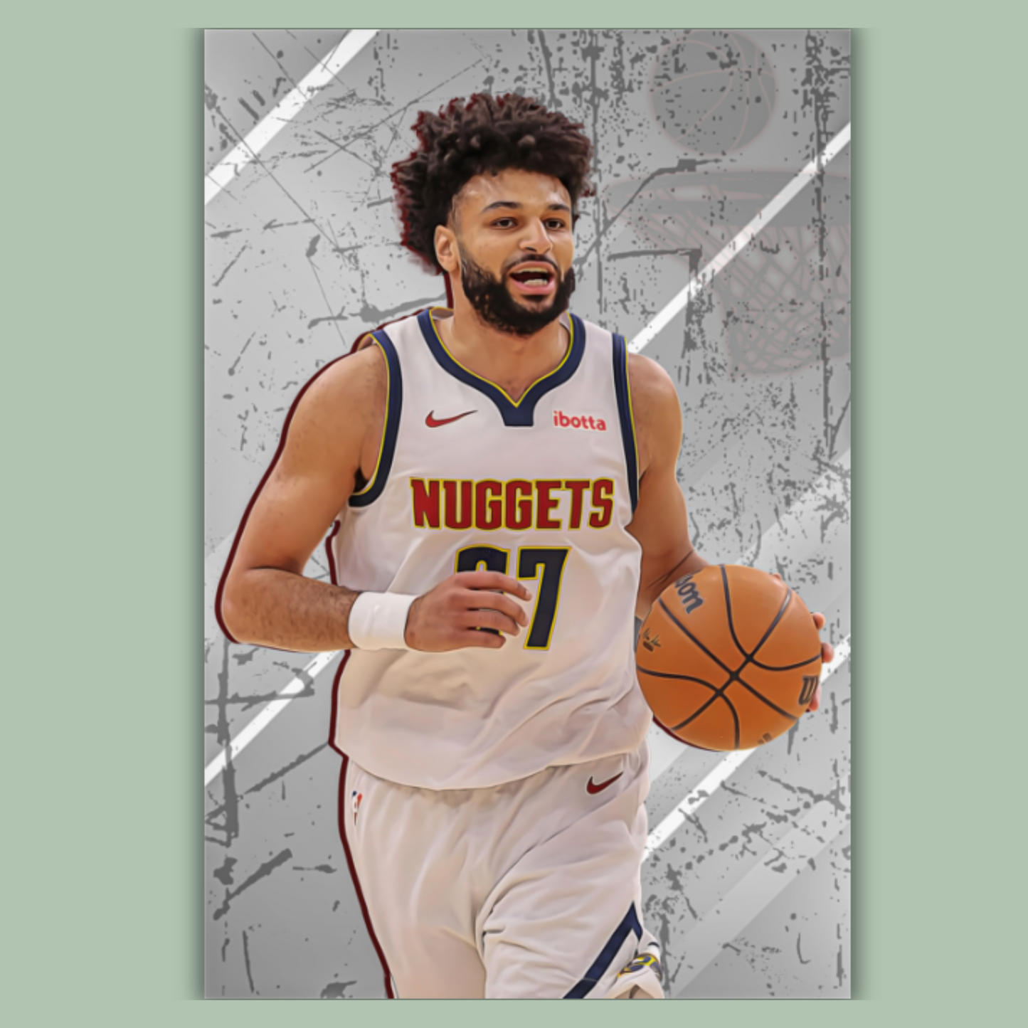 Jamal Murray Premium Matte Paper Poster, Frames & Hanger