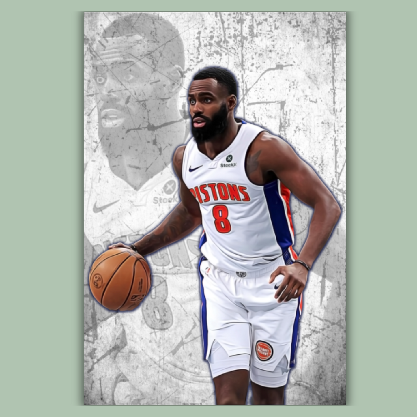 Tim Hardaway Jr. Matte Paper Poster, Frames & Hanger
