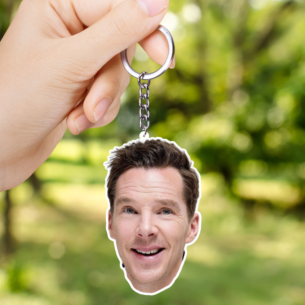 Benedict Cumberbatch 2 Layer Acrylic Keychain | Fan Gift
