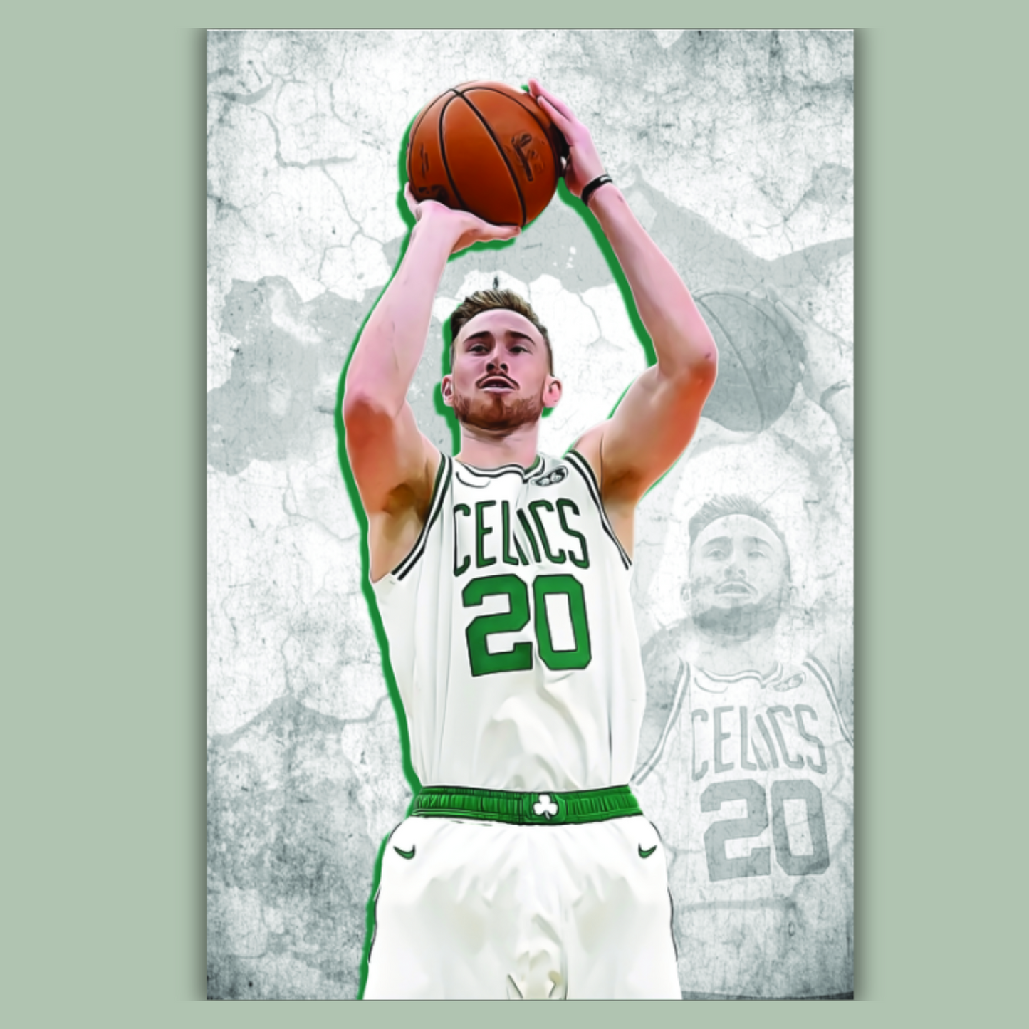 Gordon Hayward Matte Paper Poster, Frames & Hanger, NBA Fan Gift