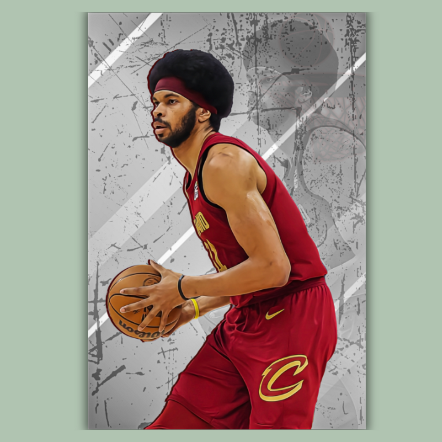 Jarrett Allen Premium Matte Paper Poster, Frames & Hanger