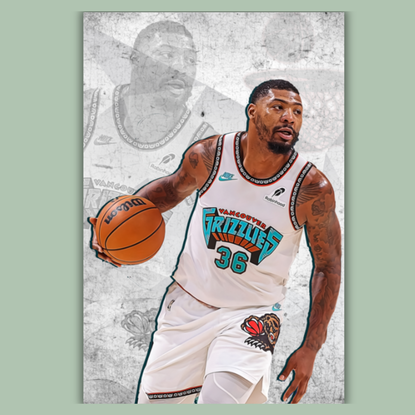 Marcus Smart Matte Paper Poster, Frames & Hanger