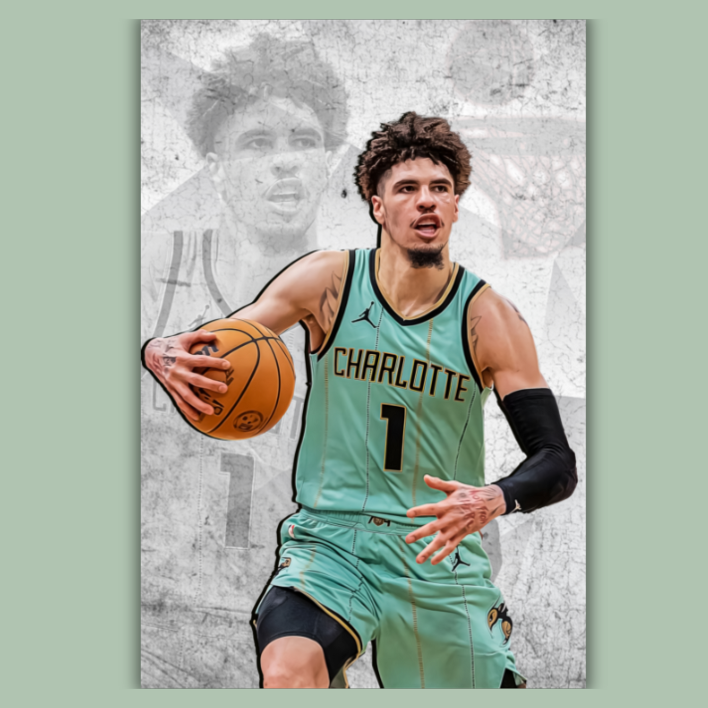 LaMelo Ball Matte Paper Poster, Frames & Hanger
