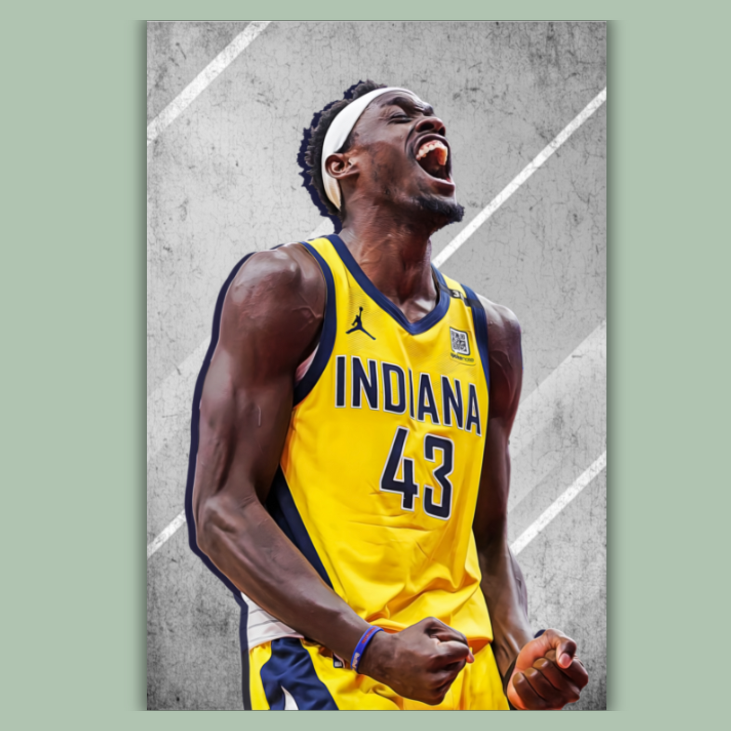 Pascal Siakam Matte Paper Poster, Frames & Hanger