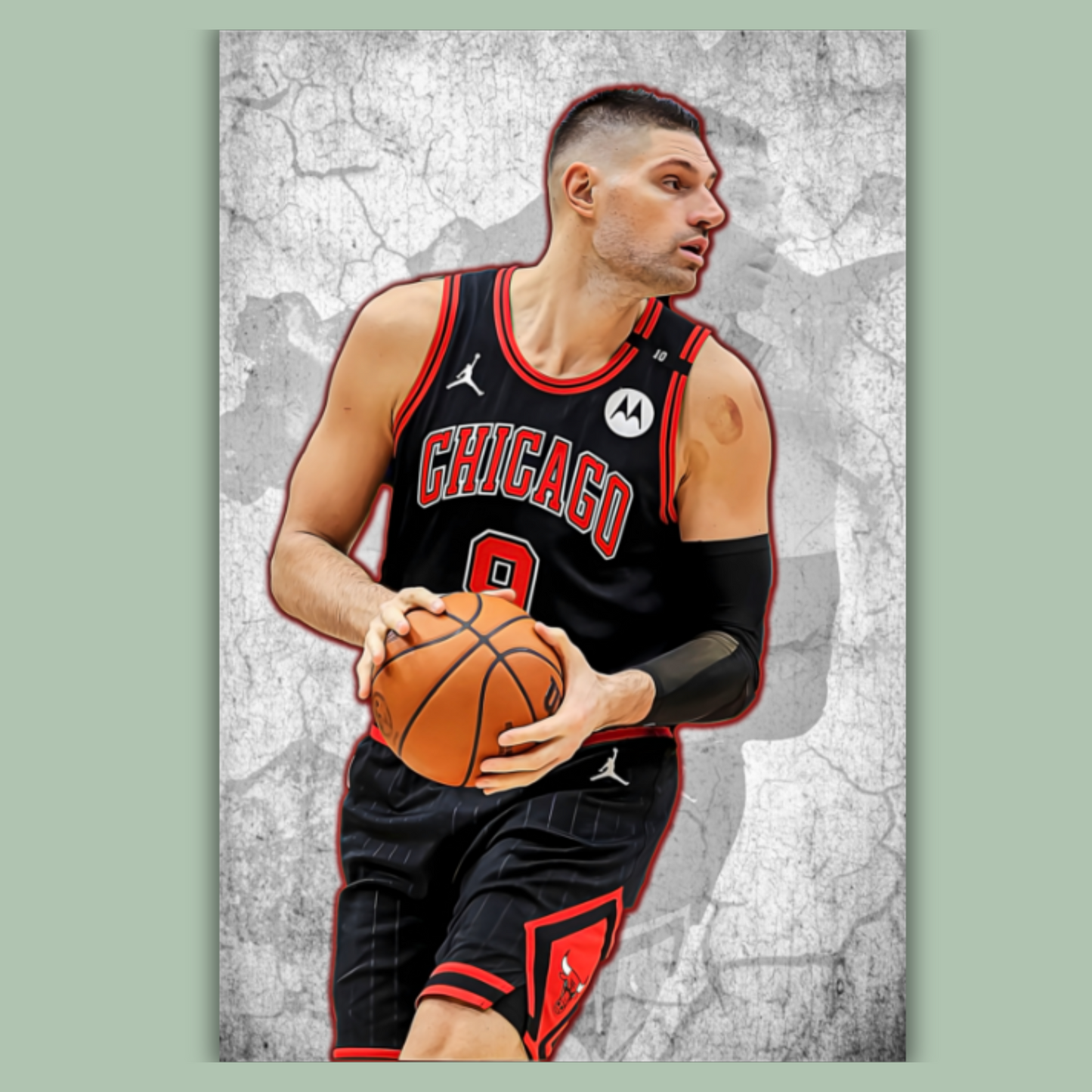 Nikola Vučević Matte Paper Poster, Frames & Hanger