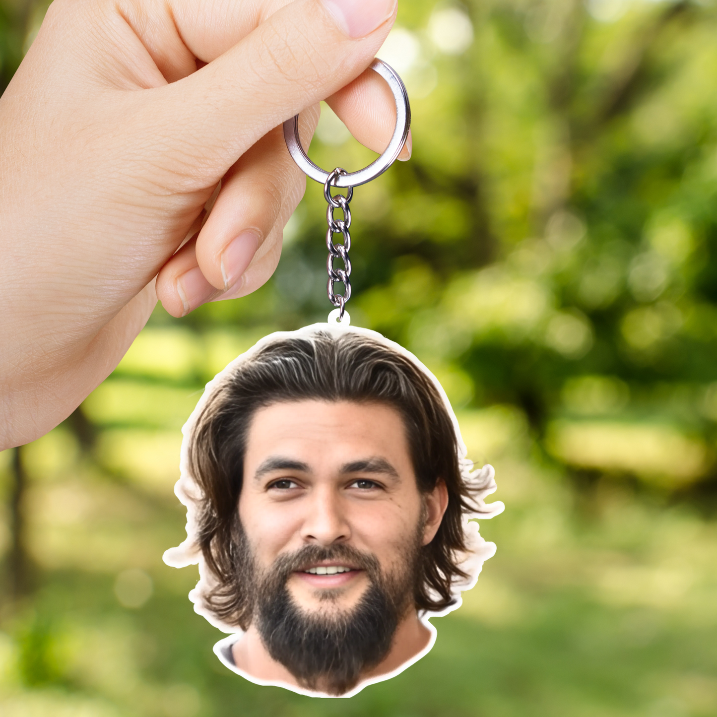 Jason Momoa Both Side Acrylic Keychain