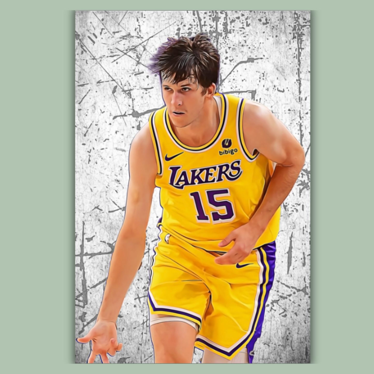 Austin Reaves Matte Paper Poster, Frames & Hanger, NBA Fan Gift