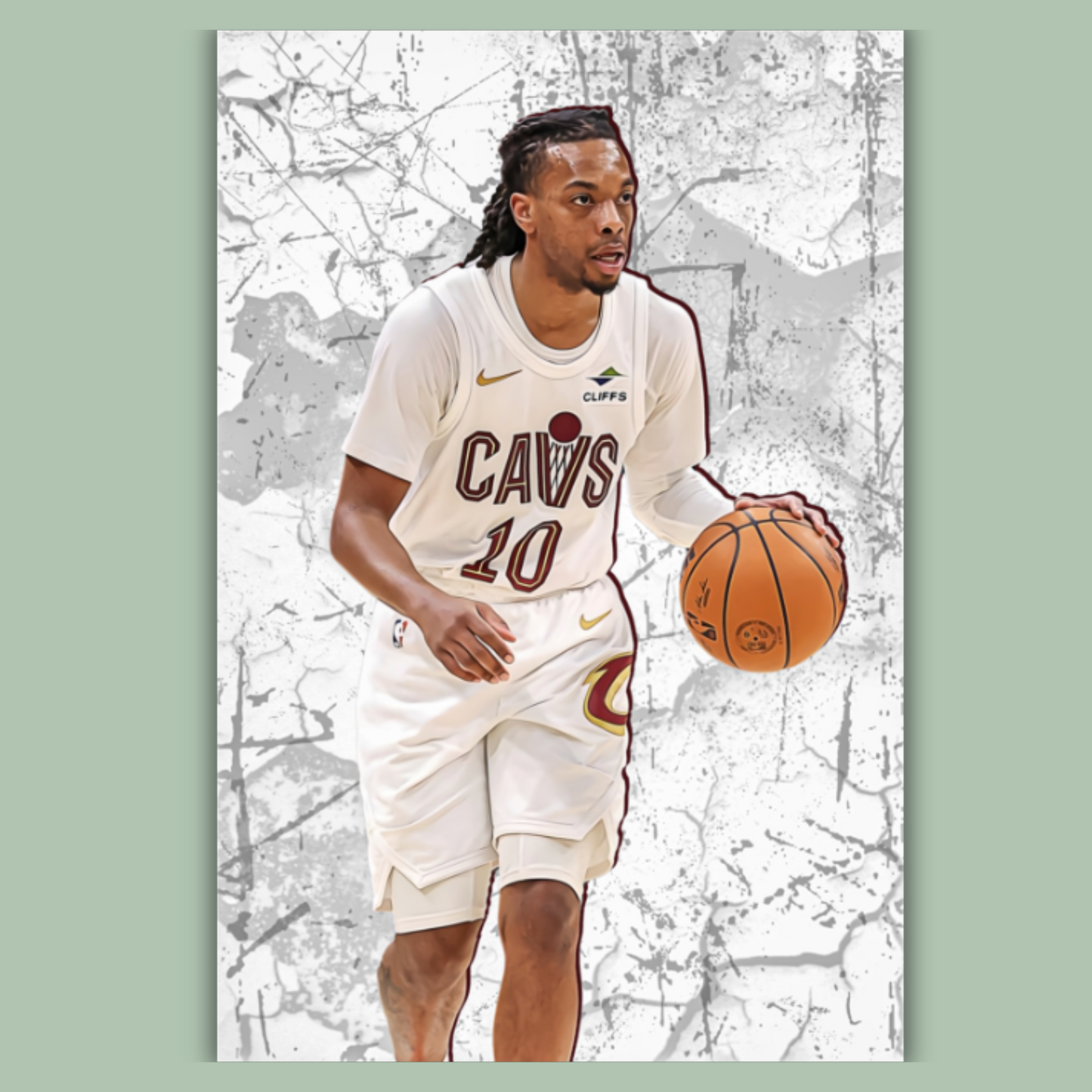 Darius Garland Premium Matte Paper Poster, Frames & Hanger