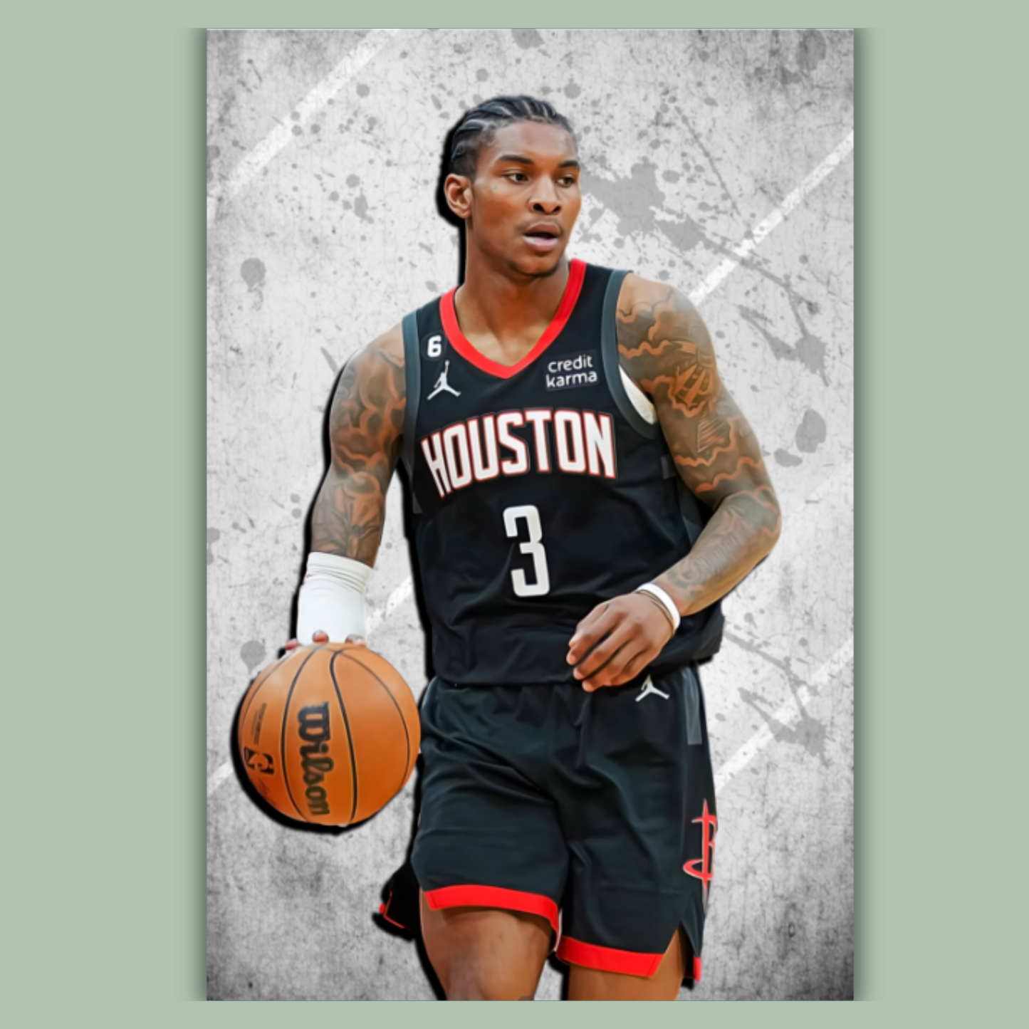 Kevin Porter Jr. Matte Paper Poster, Frames & Hanger, NBA Fan Gift