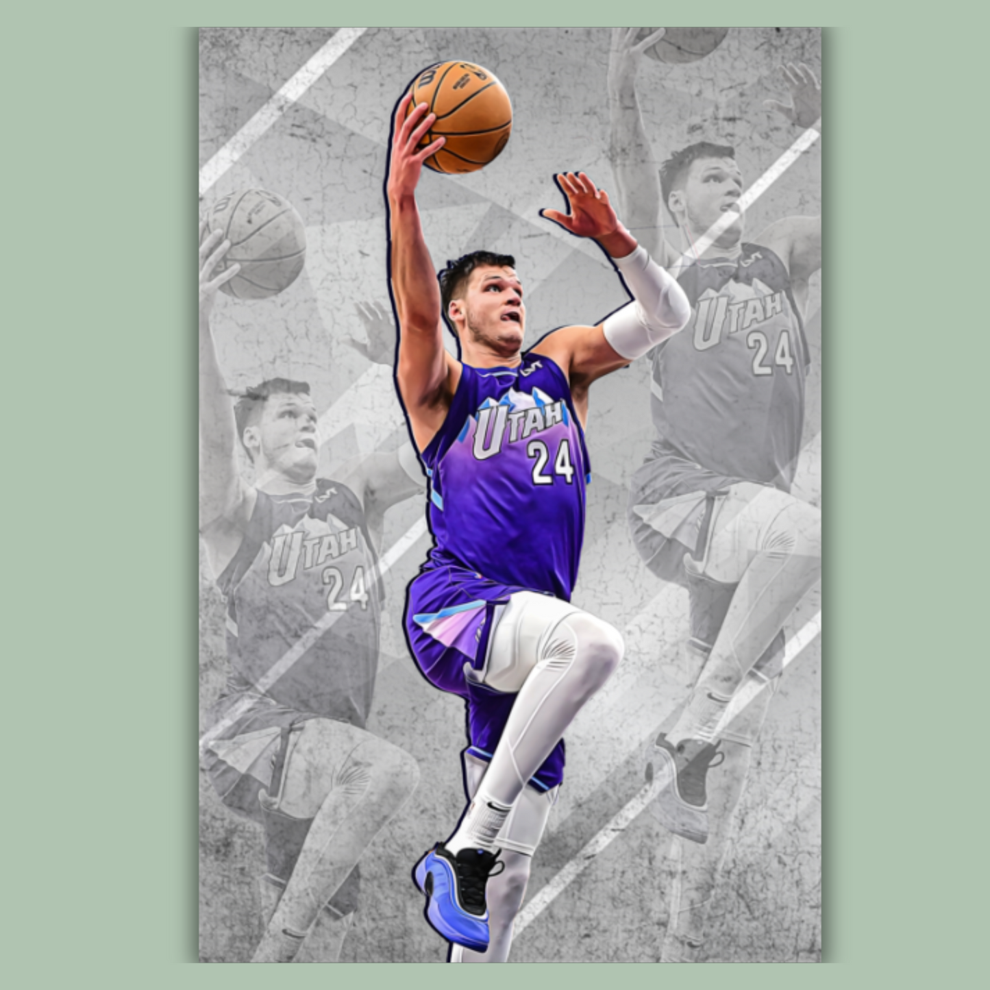 Walker Kessler Matte Paper Poster, Frames & Hanger