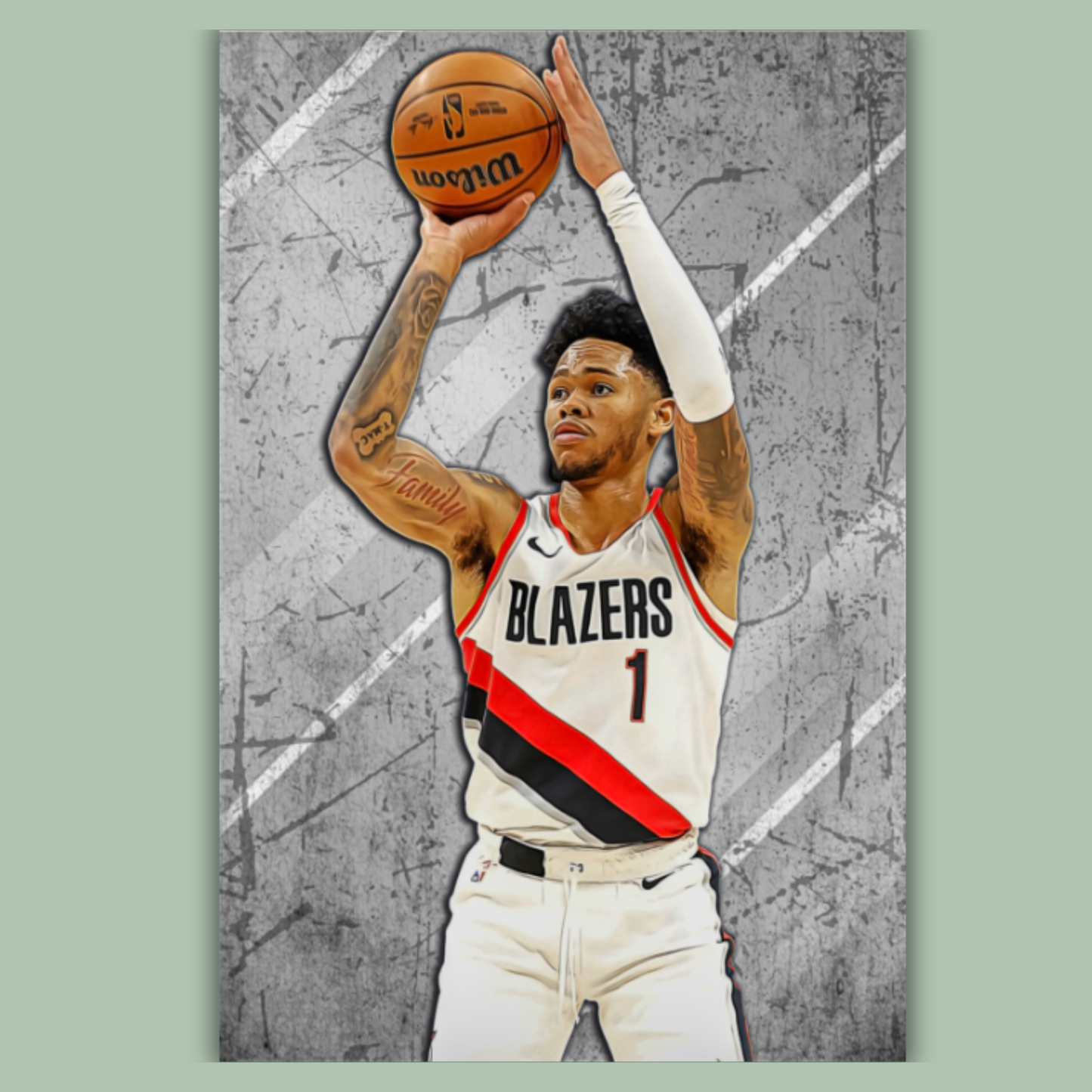 Anfernee Simons Matte Paper Poster, Frames & Hanger