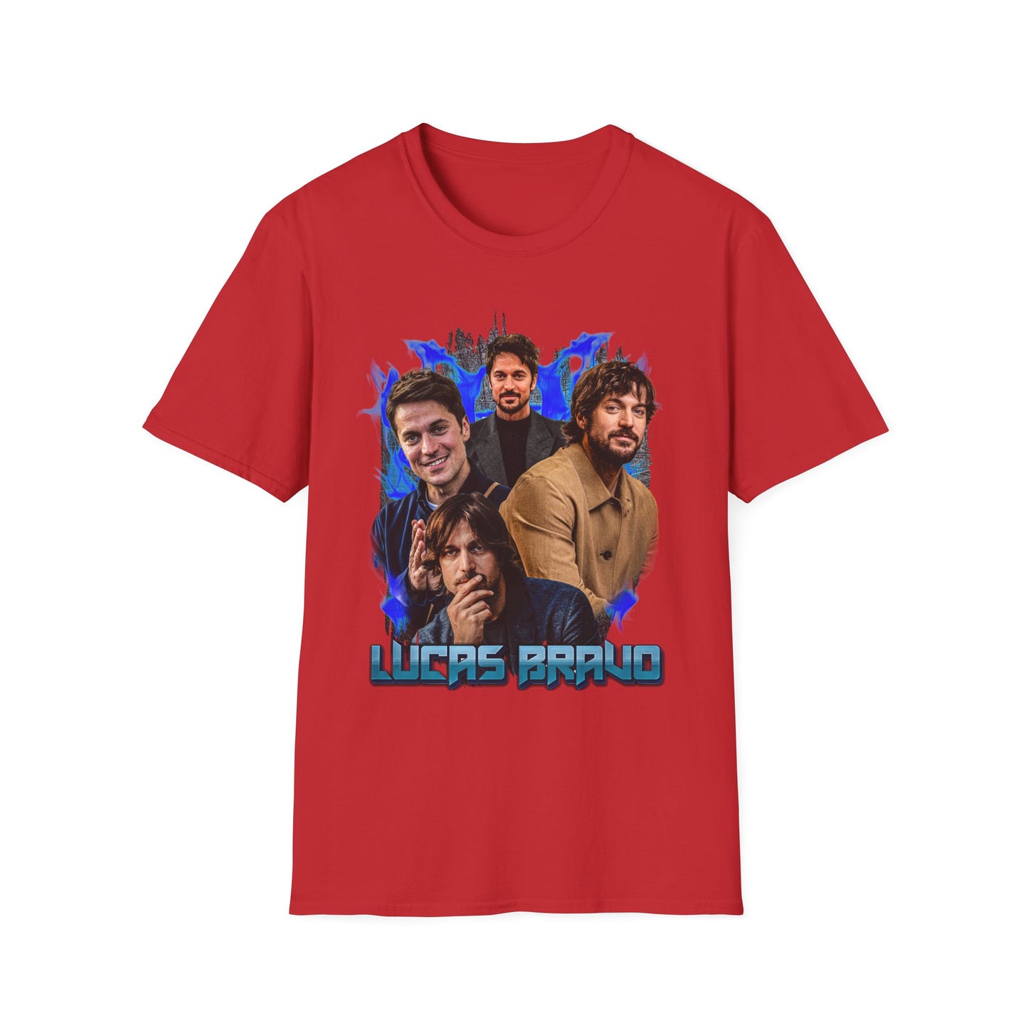 Lucas Bravo Unisex T-Shirt Fan Gift | French Star Character Art
