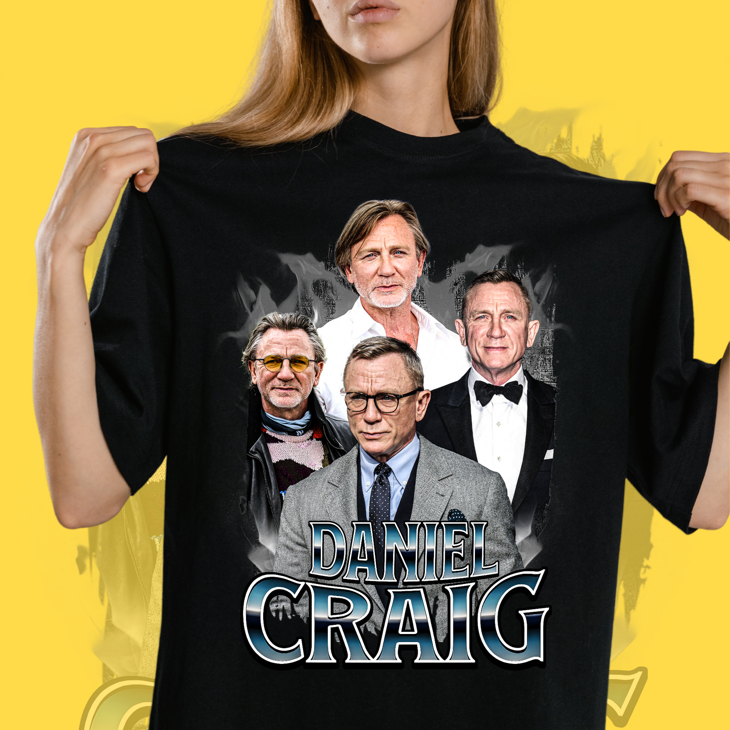 Daniel Craig Unisex T-Shirt | Premium Bond-Inspired Graphic Tee | Perfect Gift for 007 & Cinema Fans