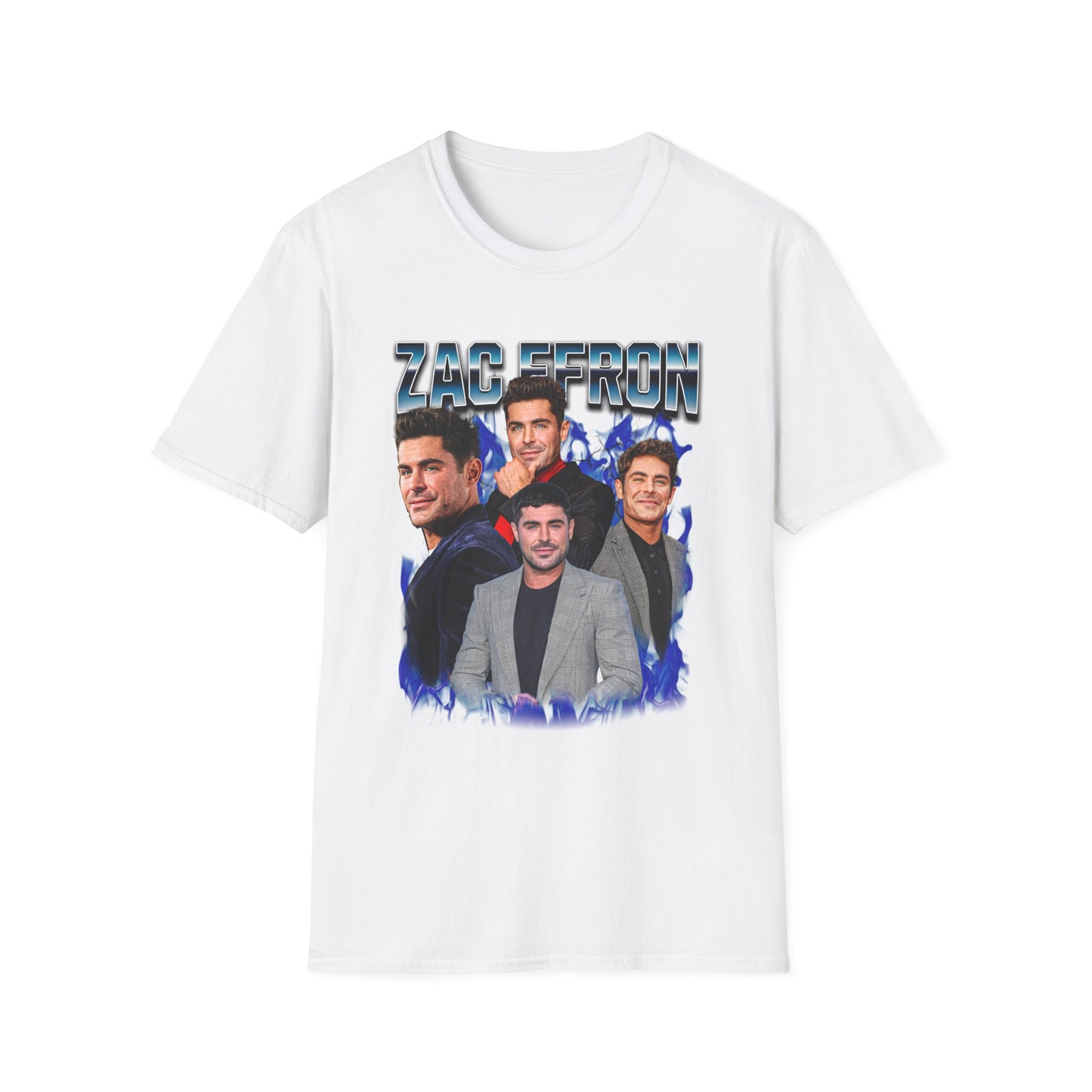 Zac Efron Unisex T-Shirt Fan Gift | Hollywood Star Character Art | Fan Gift