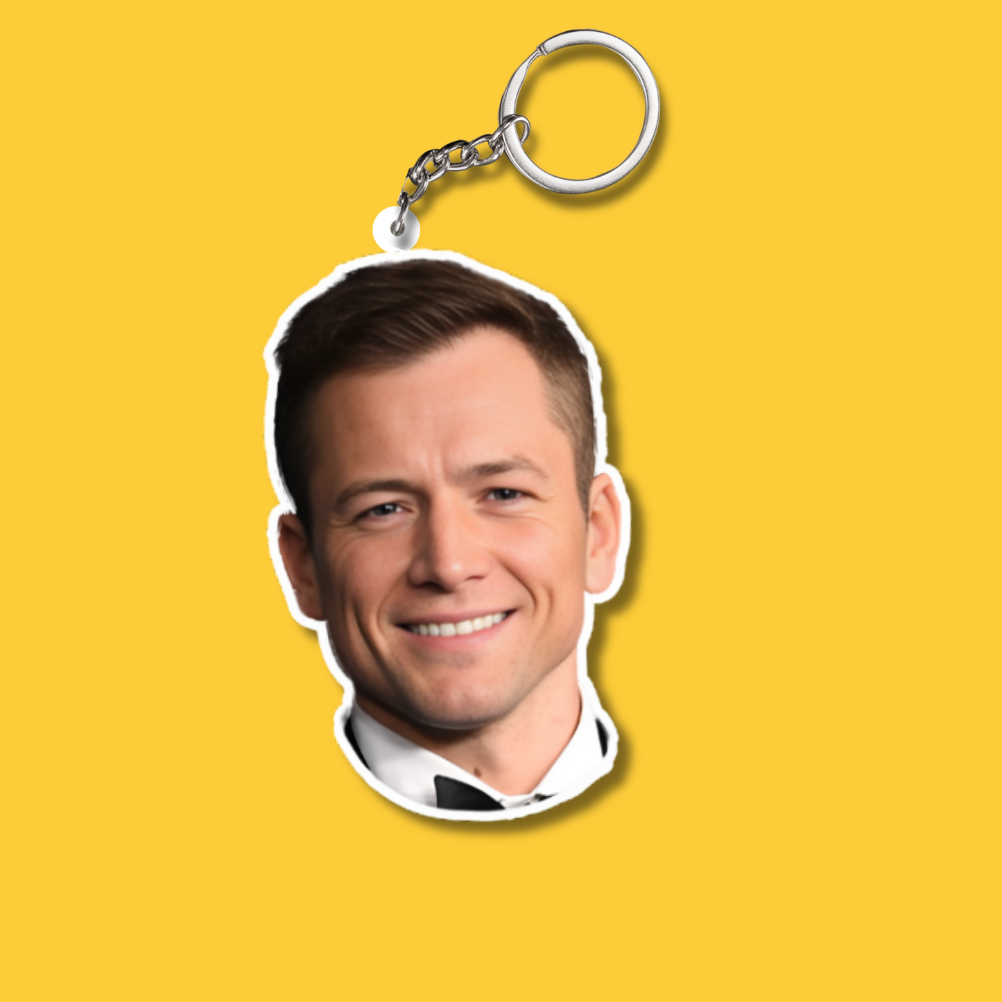 Taron Egerton Both Sided Acrylic Keychain | Fan Gift