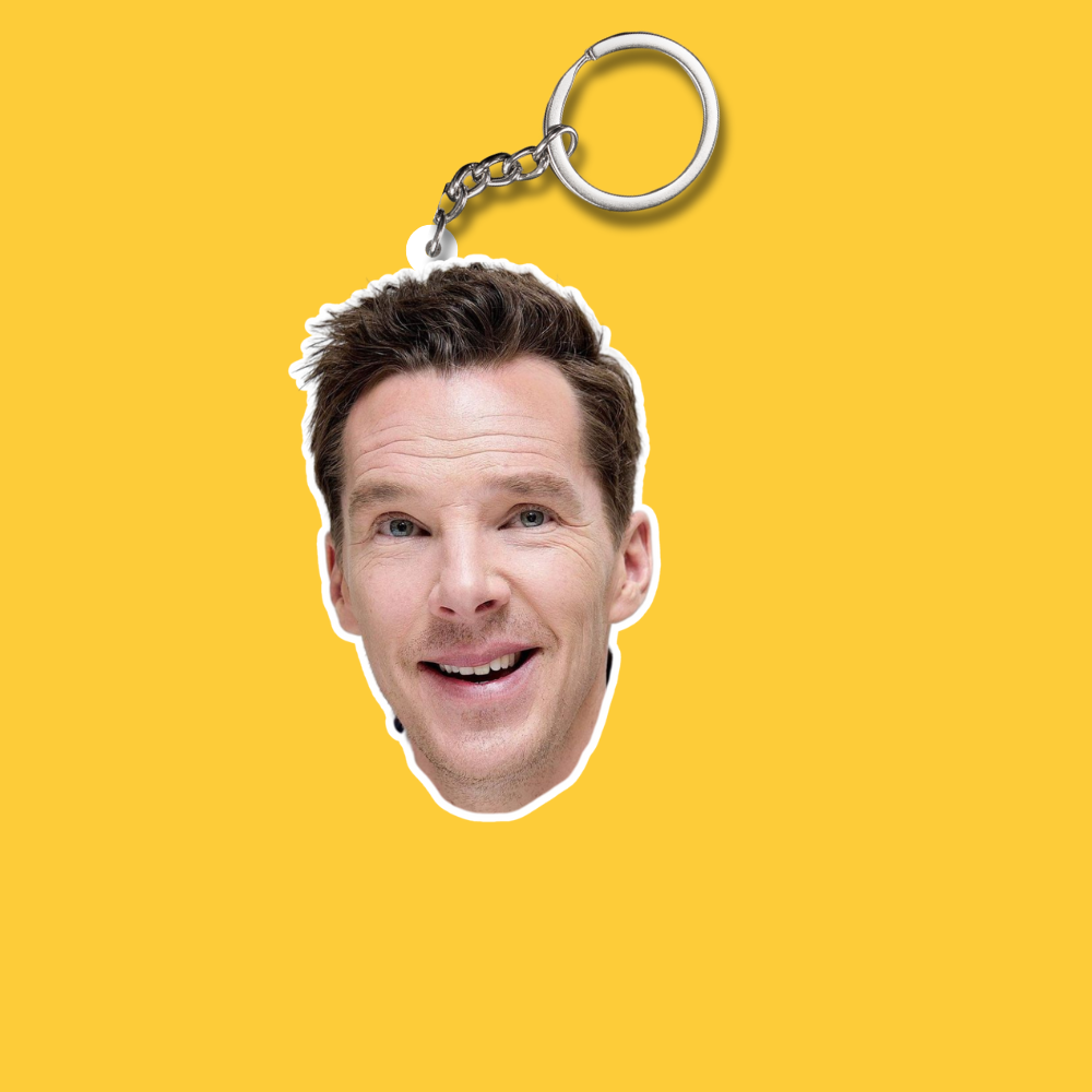 Benedict Cumberbatch 2 Layer Acrylic Keychain | Fan Gift