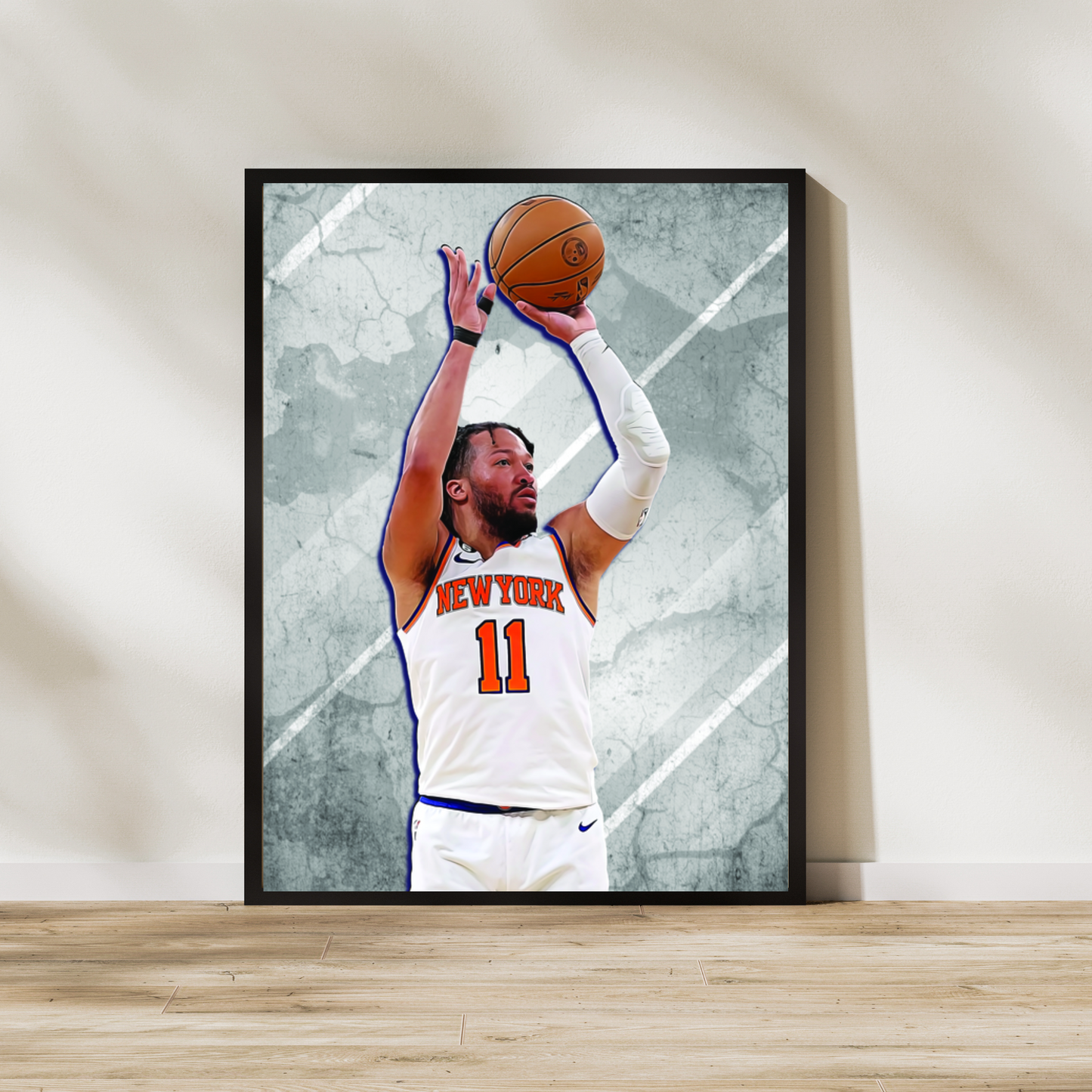 Jalen Brunson Matte Paper Poster, Frames & Hanger, NBA Fan Gift