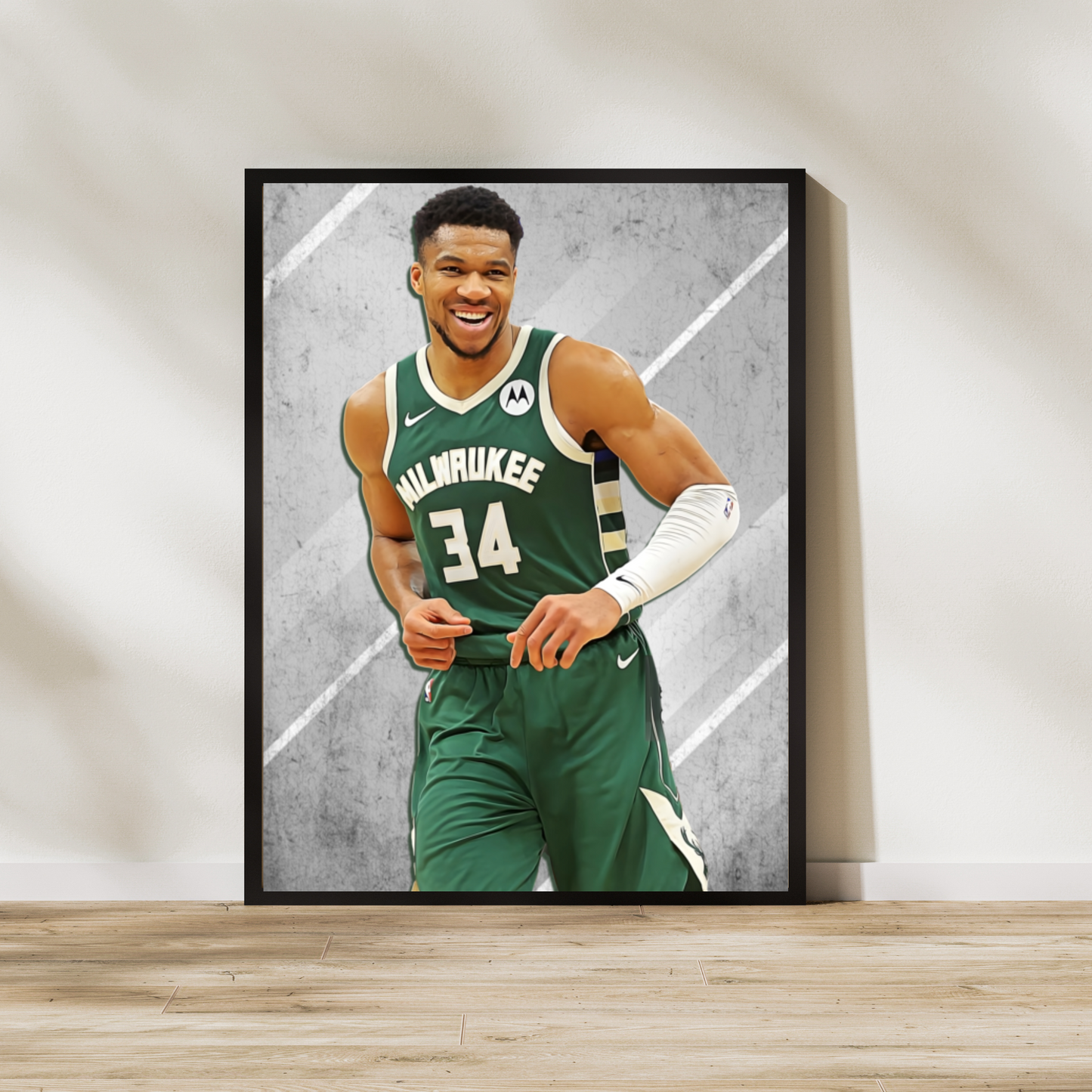 Giannis Antetokounmpo Matte Paper Poster, Frames & Hanger, NBA Fan Gift