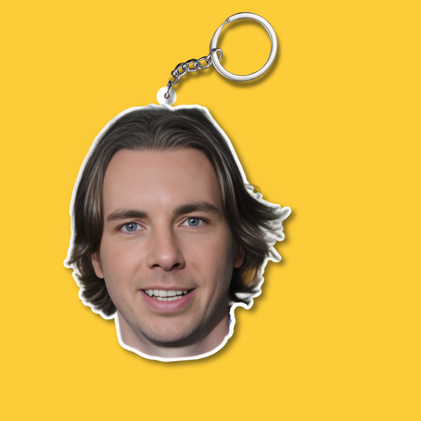 Dax Shepard 2 Layer Acrylic Keychain | Fan Gift
