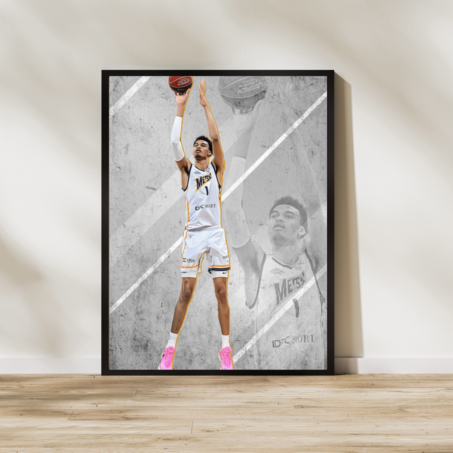 Victor Wembanyama Matte Paper Poster, Frames & Hanger