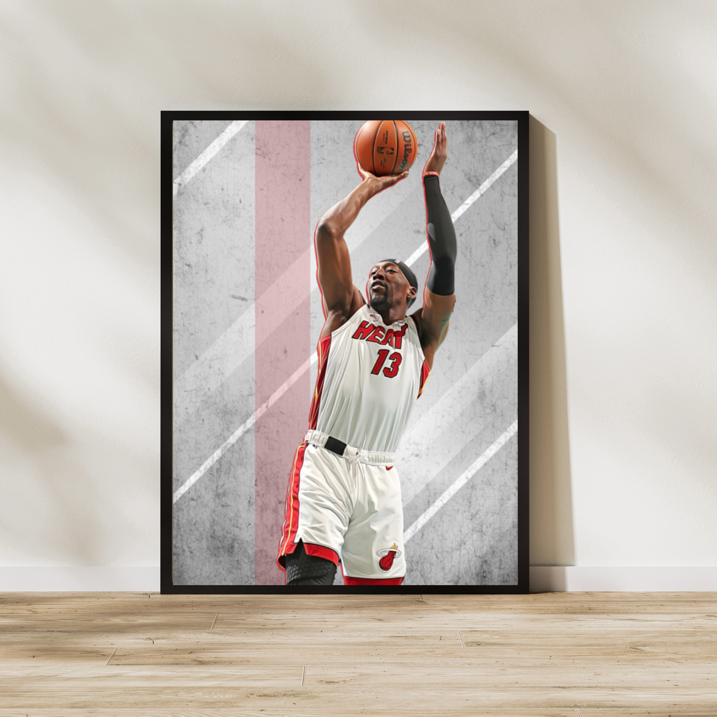 Bam Adebayo Matte Paper Poster, Frames & Hanger, NBA Fan Gift