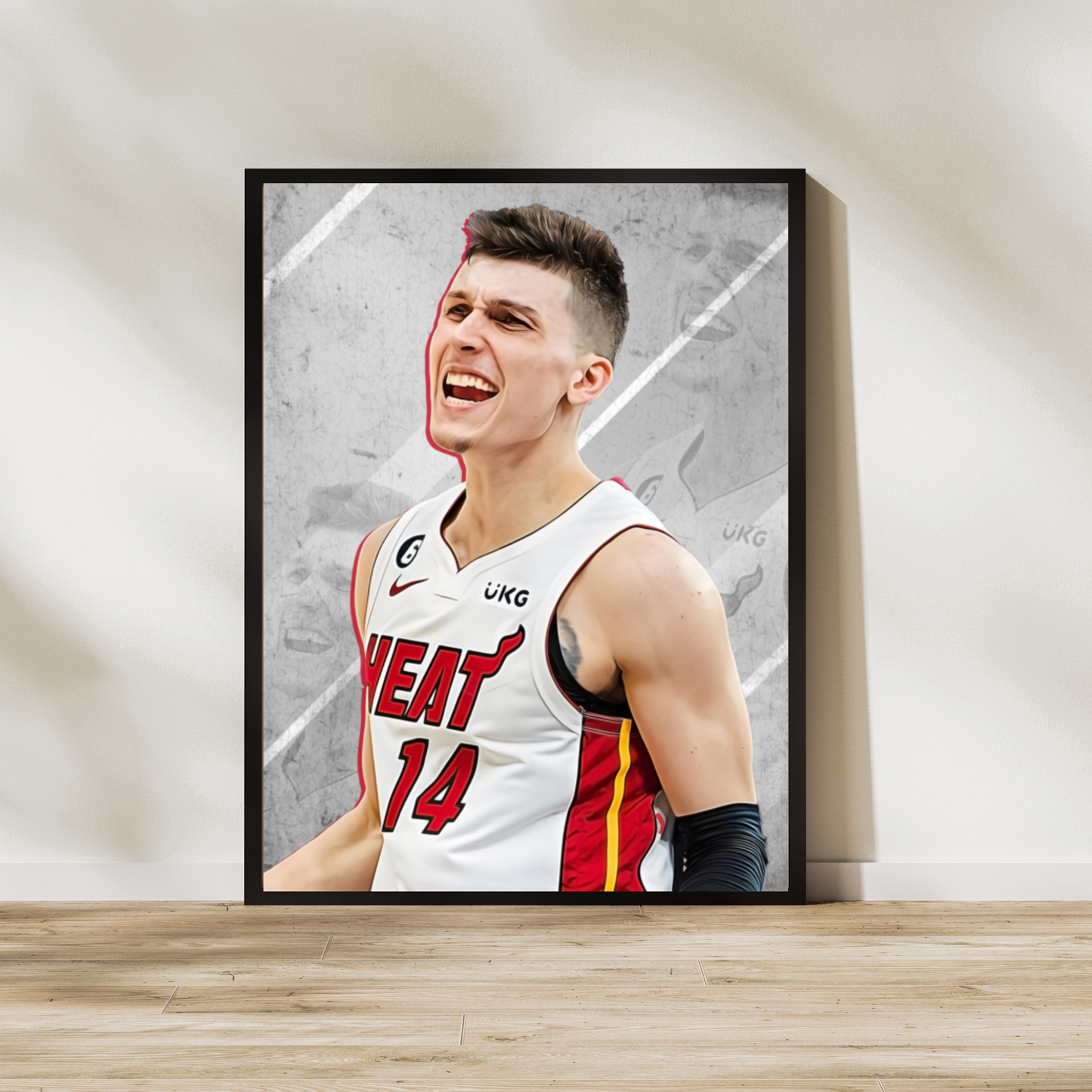 Tyler Herro Matte Paper Poster, Frames & Hanger, NBA Fan Gift