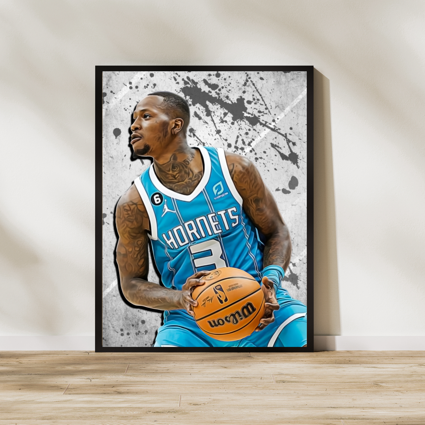 Terry Rozier Matte Paper Poster, Frames & Hanger, NBA Fan Gift