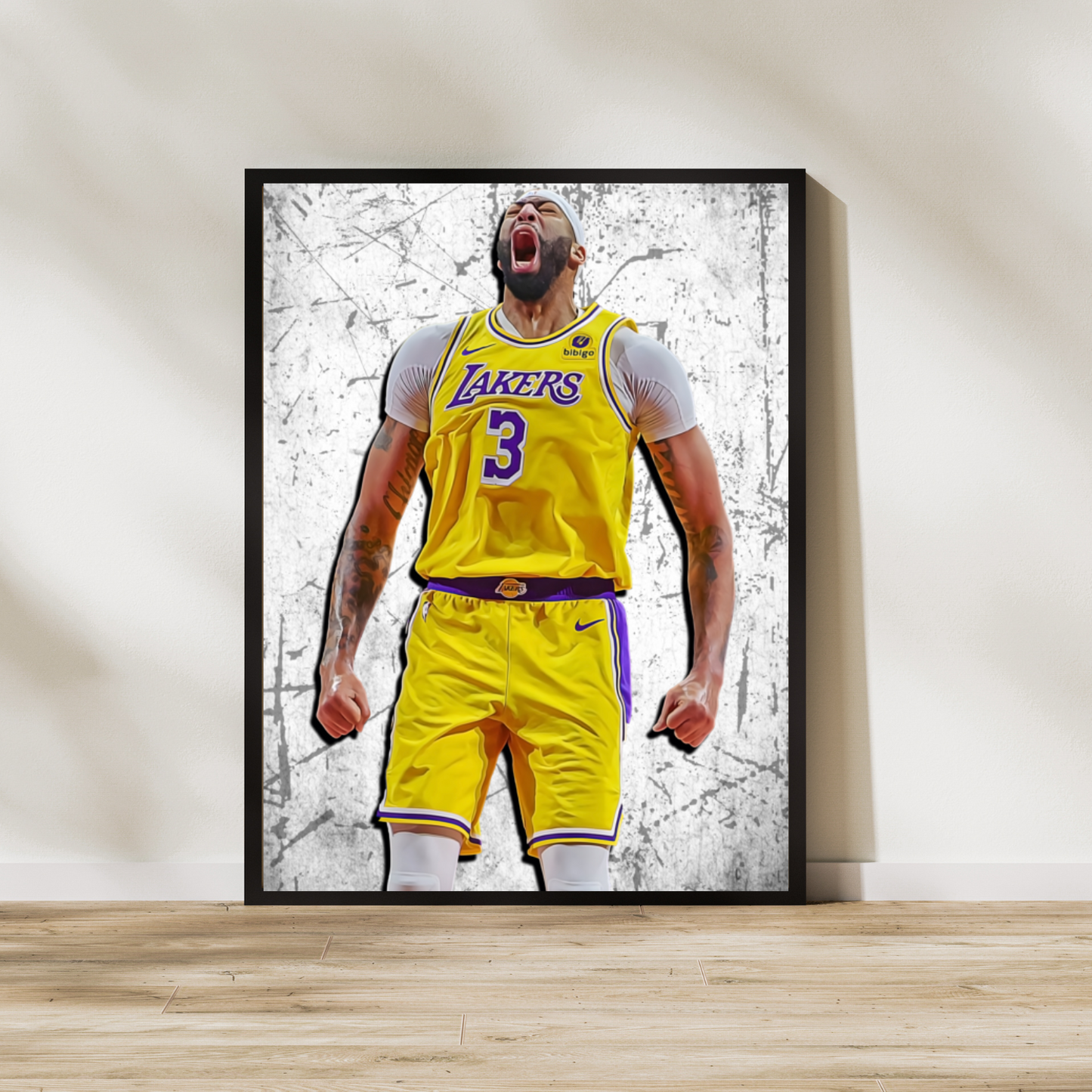 Anthony Davis Matte Paper Poster, Frames & Hanger, NBA Fan Gift
