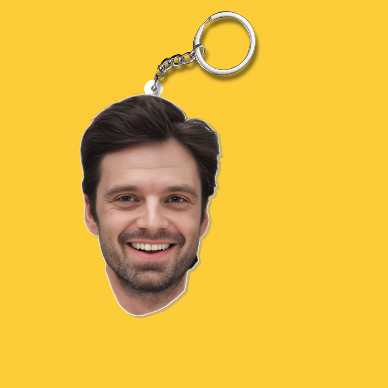 Sebastian Stan Both Sided Acrylic Keychain | Fan Gift