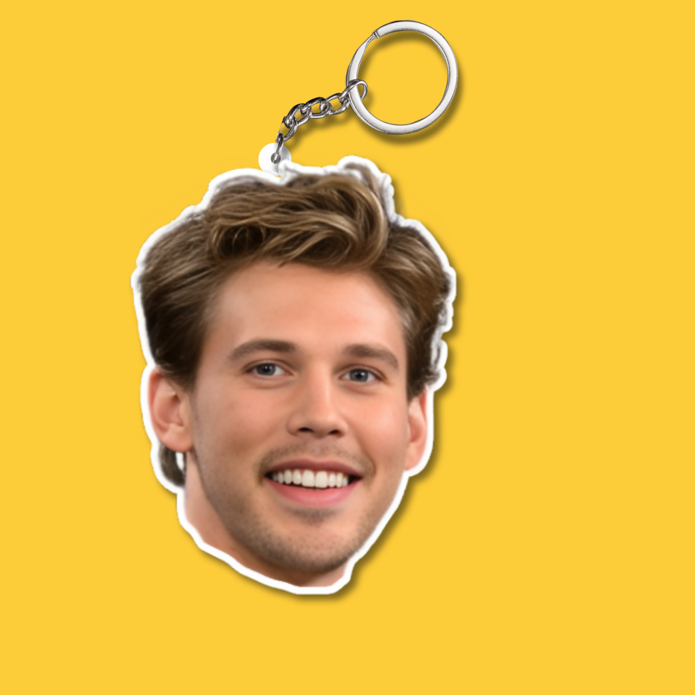 Austin Butler 2 Layer Acrylic Keychain