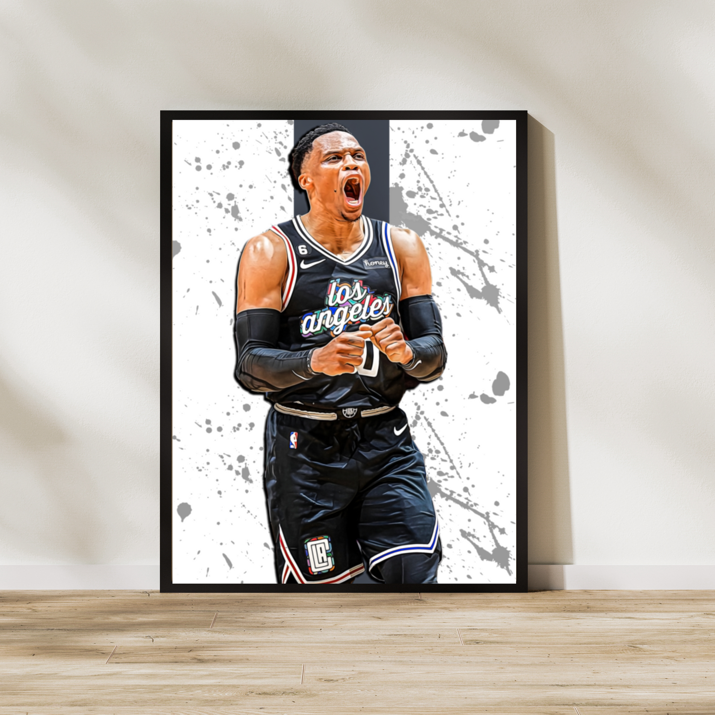 Russell Westbrook Matte Paper Poster, Frames & Hanger, NBA Fan Gift