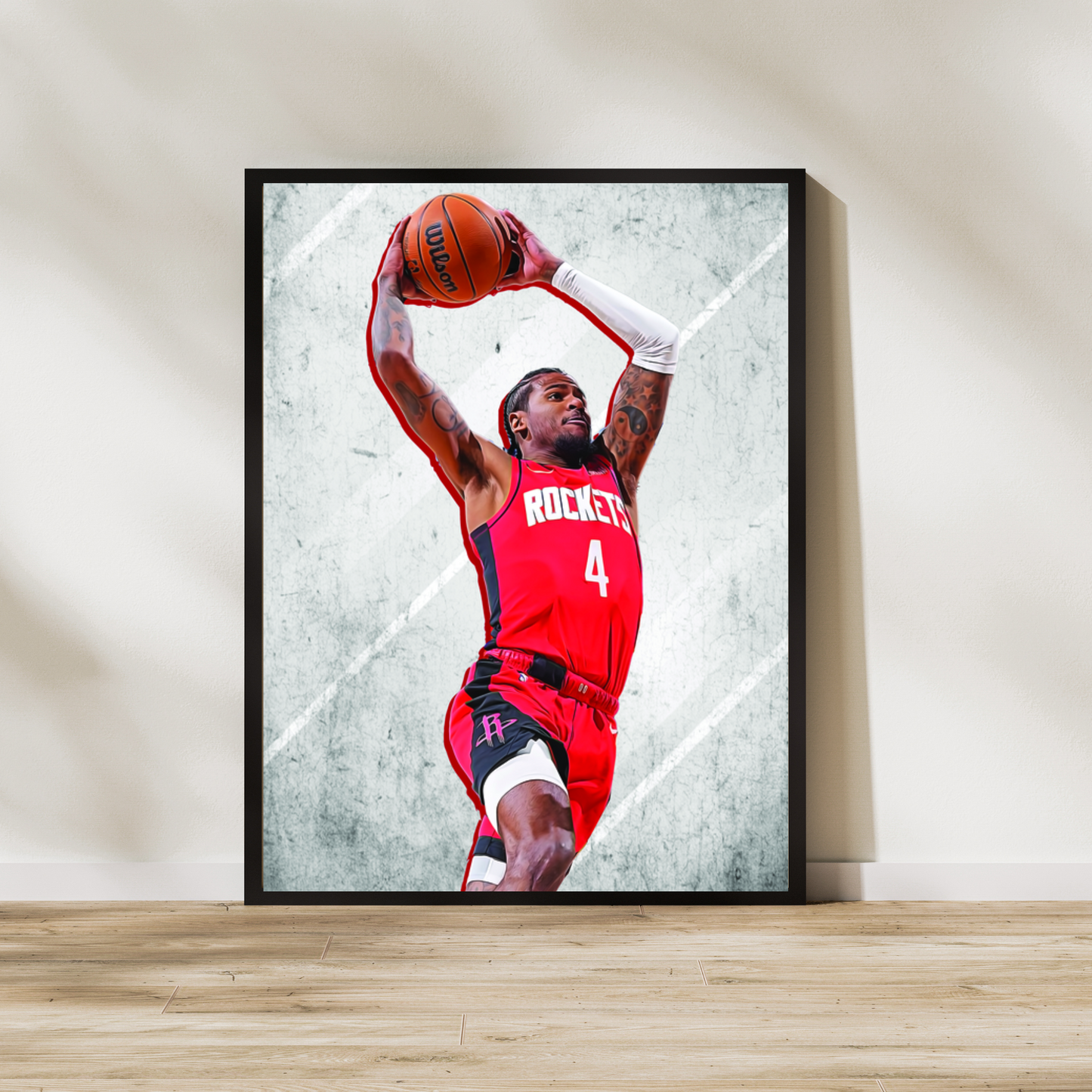 Jalen Green Matte Paper Poster, Frames & Hanger, NBA Fan Gift