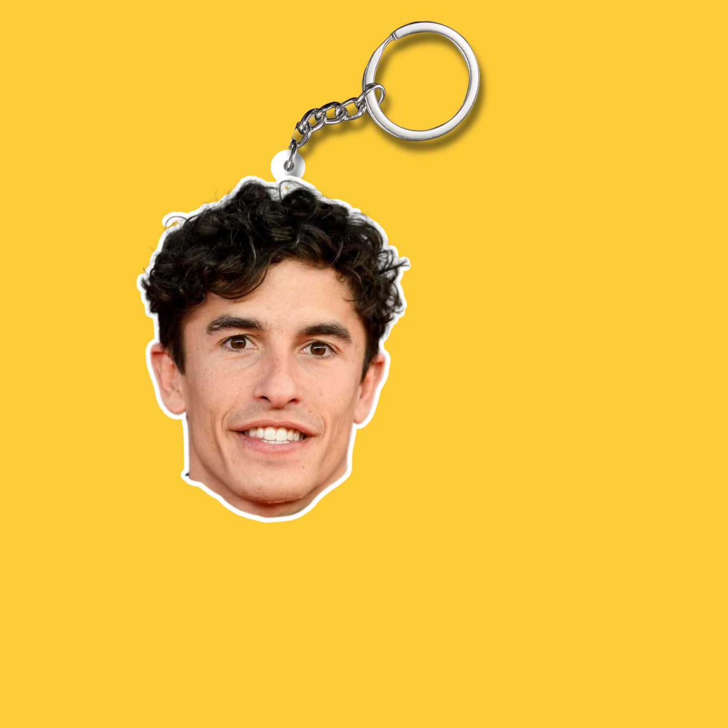 Marc Marquez Both Sided Acrylic Keychain | Moto Sports Fan Gift