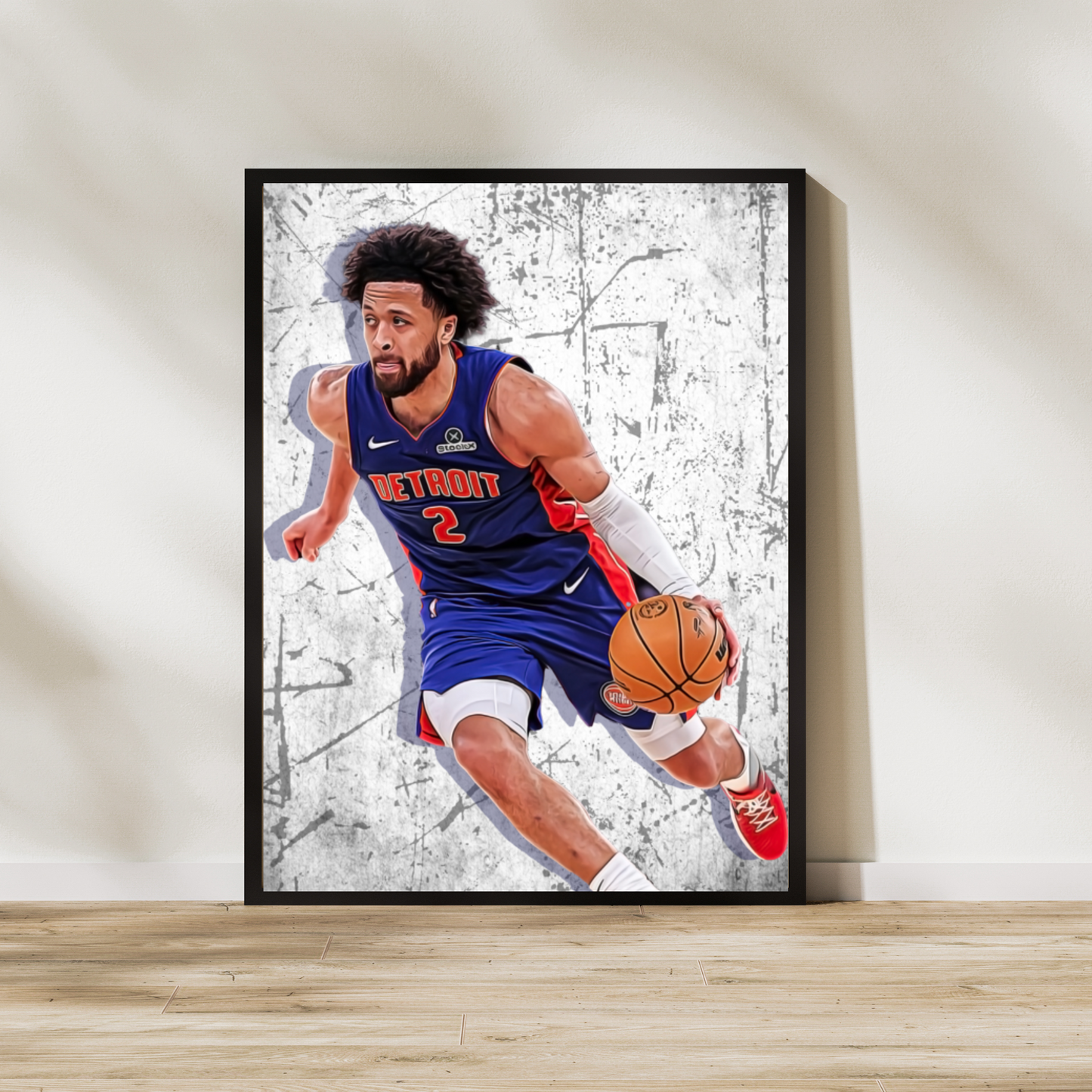 Cade Cunningham Matte Paper Poster, Frames & Hanger, NBA Fan Gift