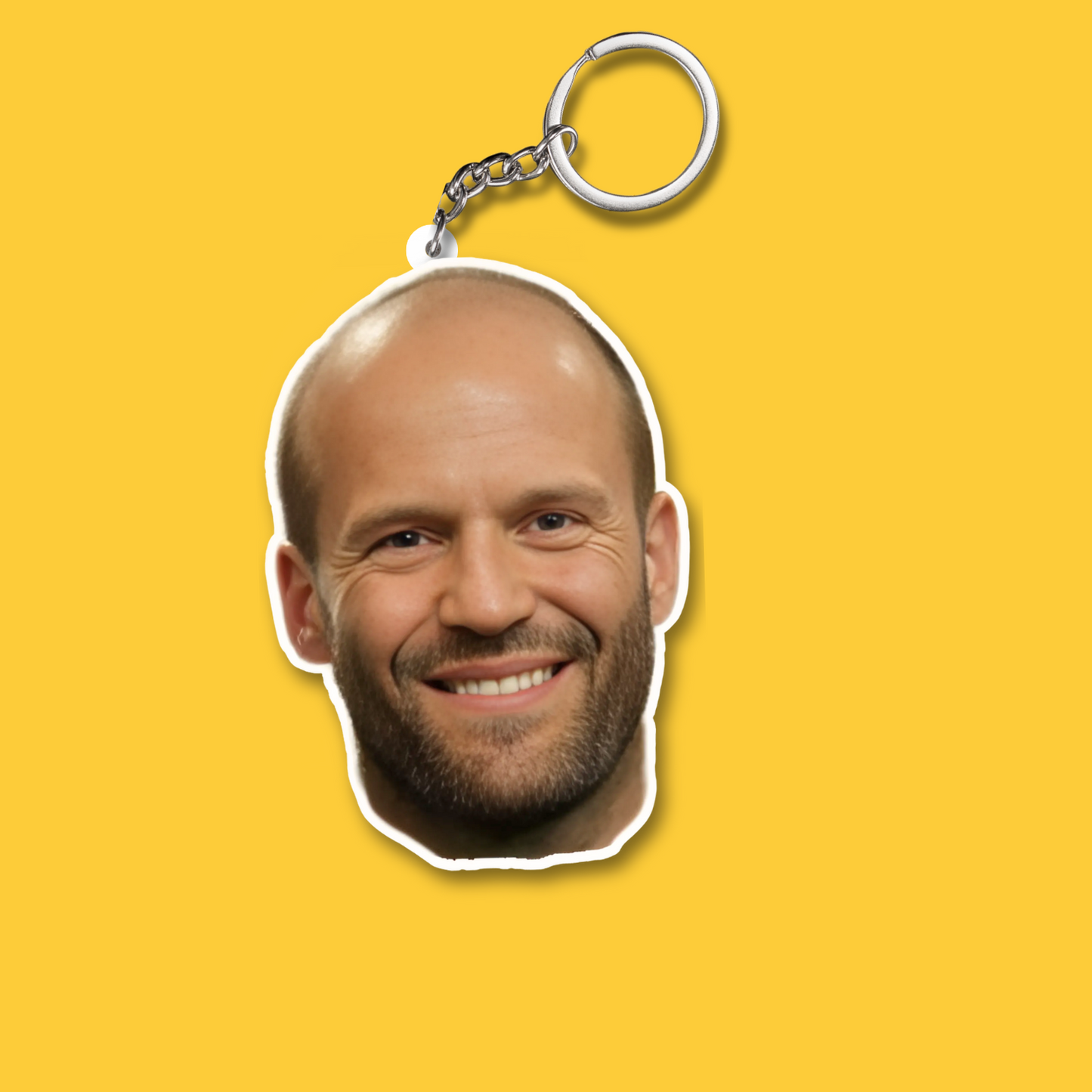 Jason Statham Both Side Acrylic Keychain