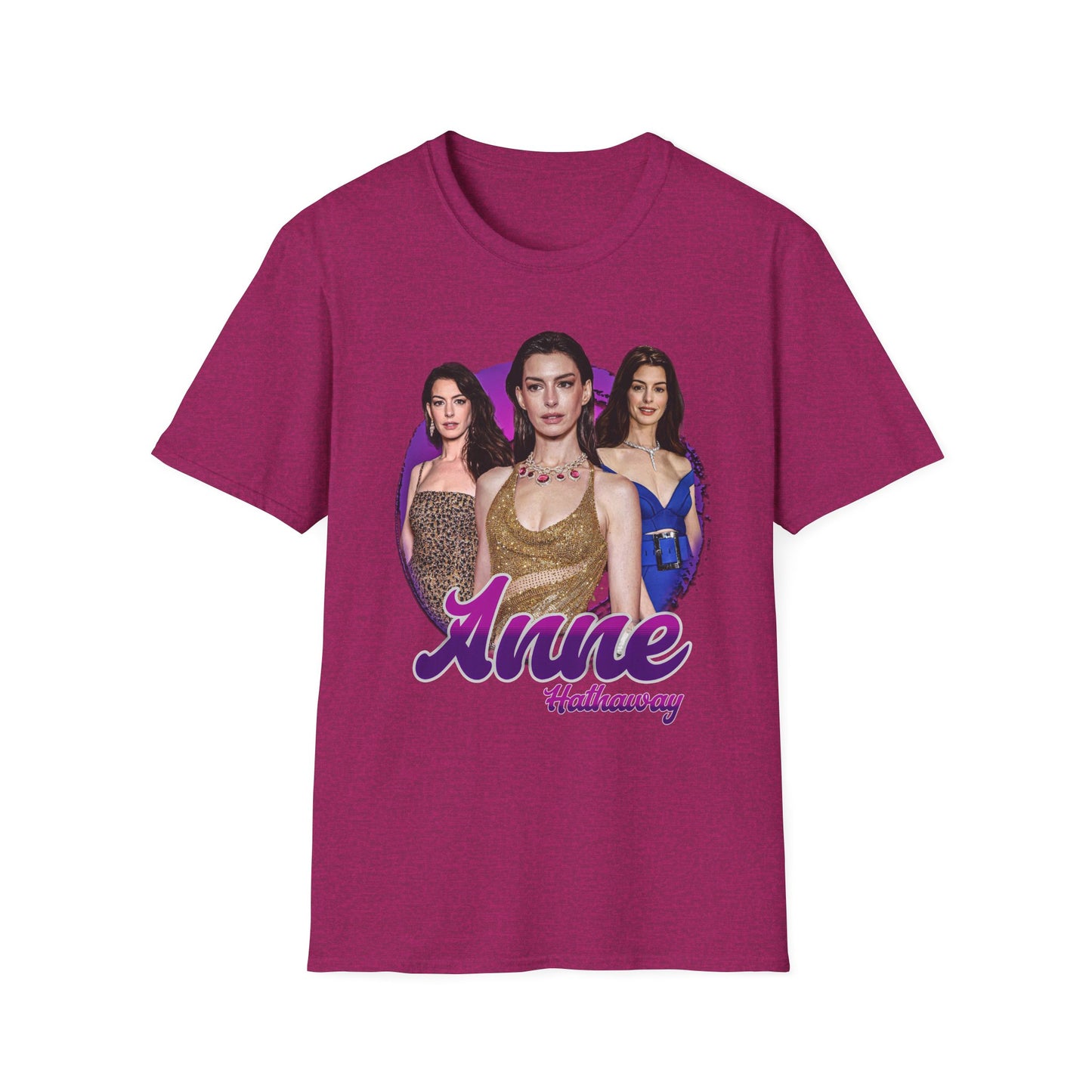 Anne Hathaway Unisex Fan Gift T-Shirt | Devil Wears Prada | Princess Diaries | Oscar Winner Character Art
