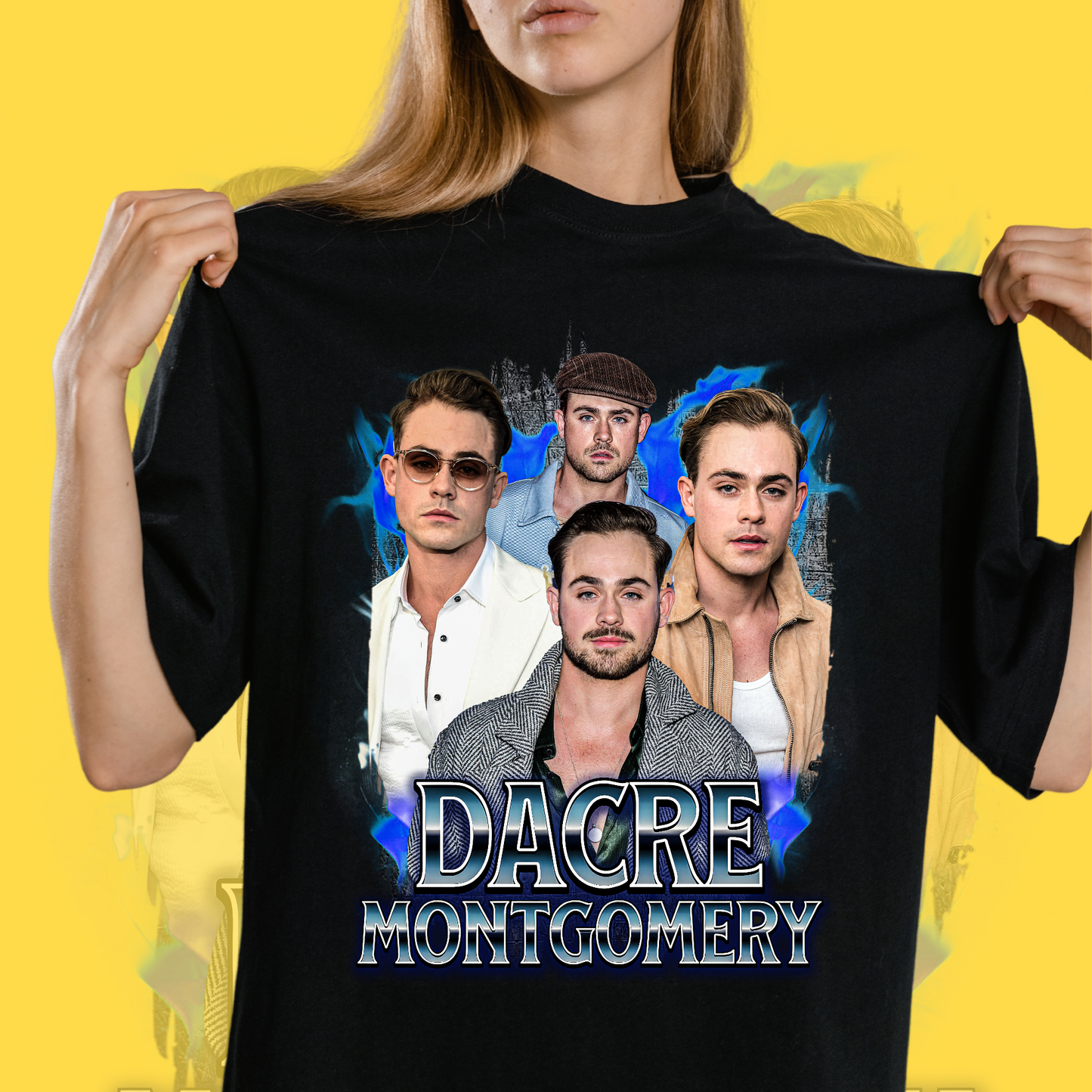 Dacre Montgomery Unisex T-Shirt | Power Ranger & Stranger Things Icon Graphic Tee | Perfect Gift for Fans