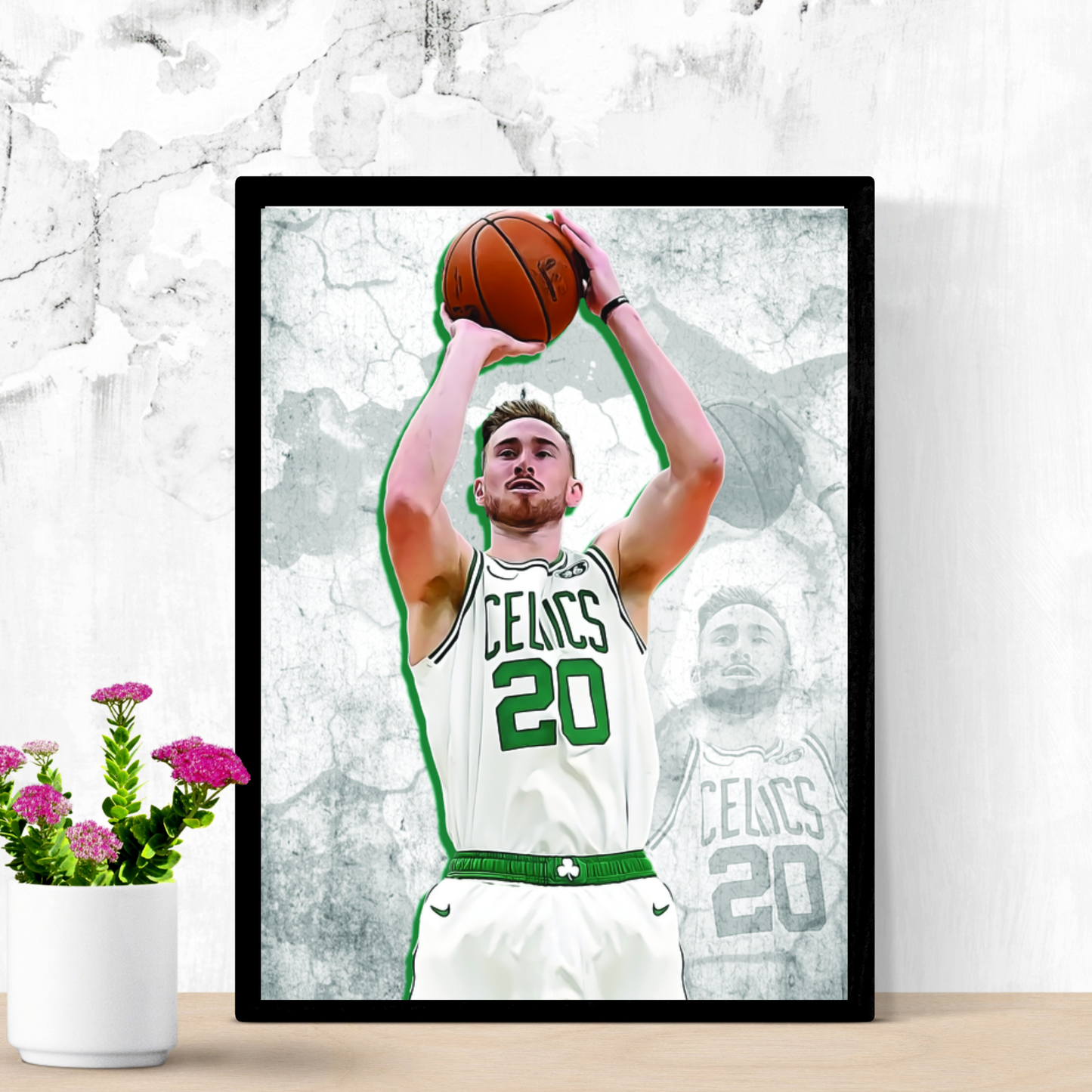 Gordon Hayward Matte Paper Poster, Frames & Hanger, NBA Fan Gift